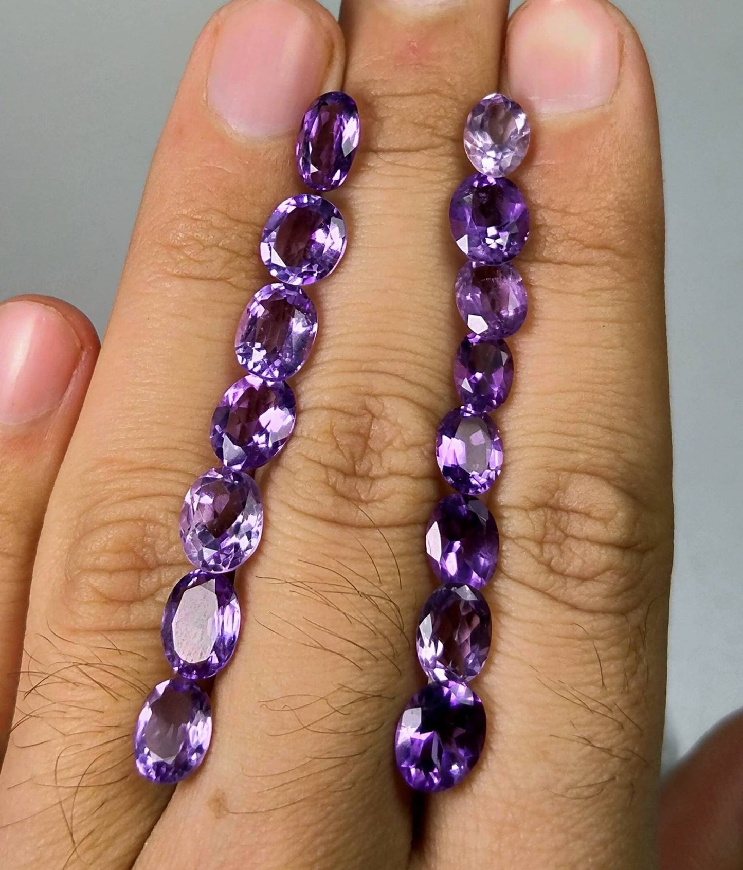 ARSAA GEMS AND MINERALSNatural top quality faceted beautiful calibrated 19 carats amythest gems - Premium  from ARSAA GEMS AND MINERALS - Just $55.00! Shop now at ARSAA GEMS AND MINERALS