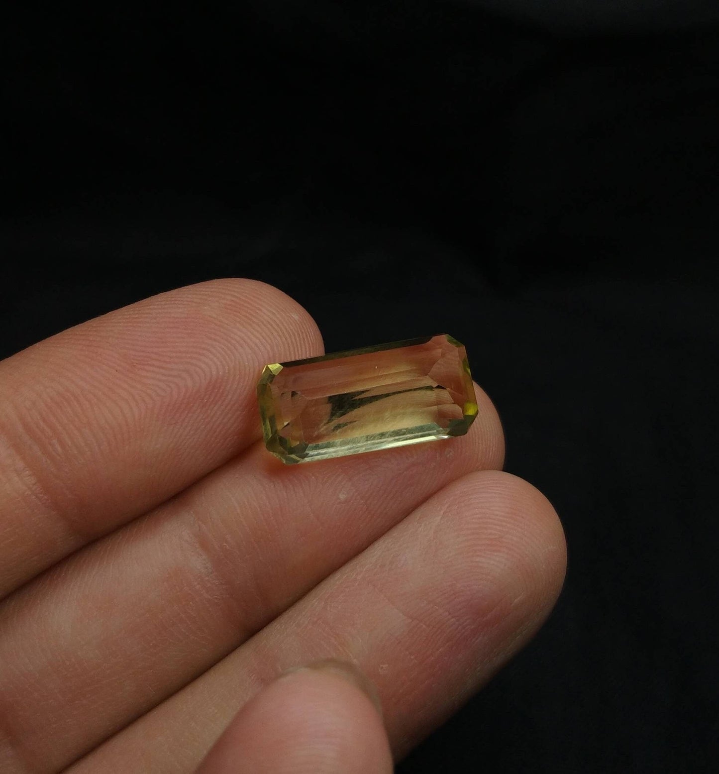 ARSAA GEMS AND MINERALSNatural top quality beautiful 8 carats faceted radiant shape yellow tourmaline gem - Premium  from ARSAA GEMS AND MINERALS - Just $120.00! Shop now at ARSAA GEMS AND MINERALS