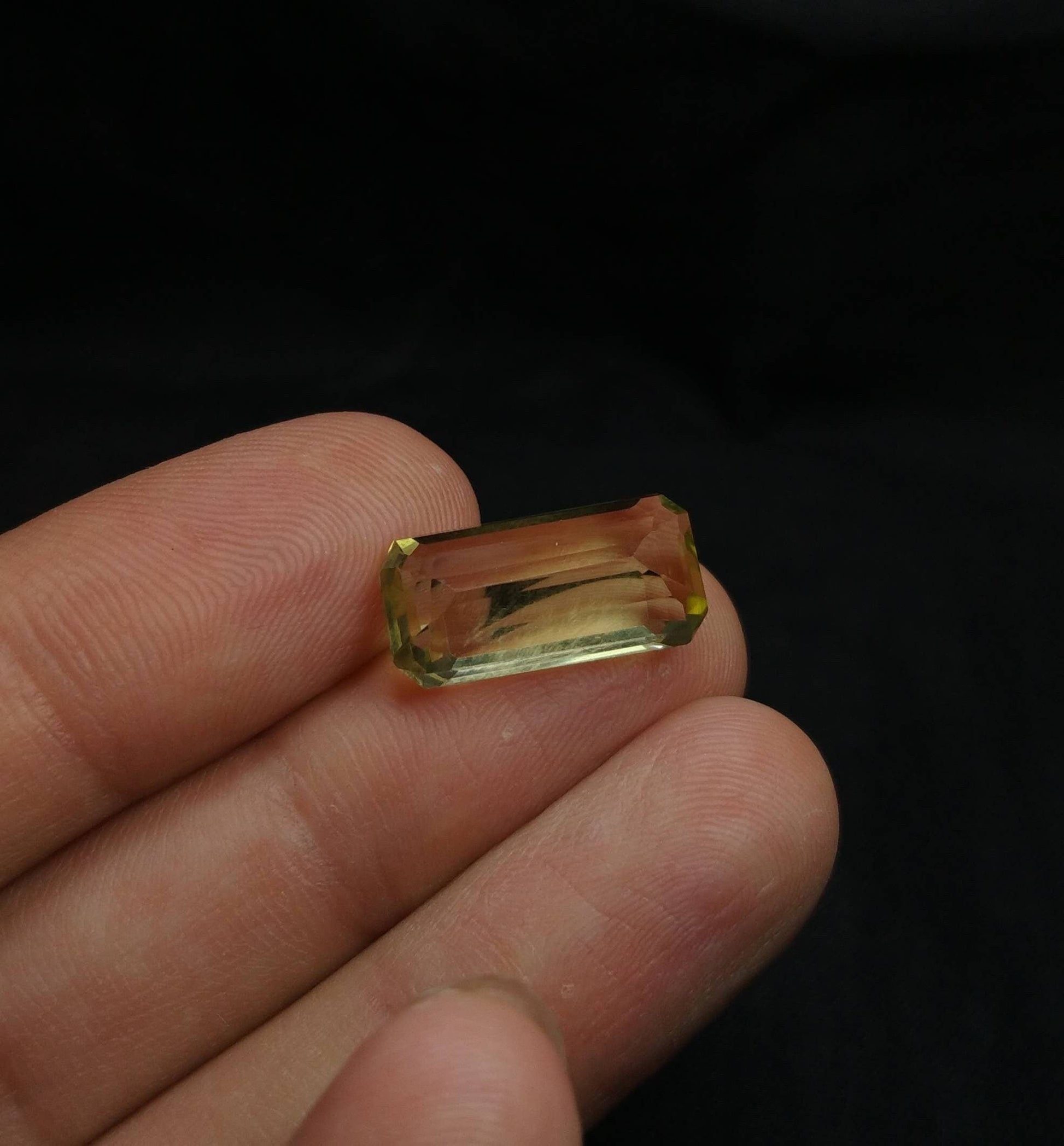 ARSAA GEMS AND MINERALSNatural top quality beautiful 8 carats faceted radiant shape yellow tourmaline gem - Premium  from ARSAA GEMS AND MINERALS - Just $120.00! Shop now at ARSAA GEMS AND MINERALS
