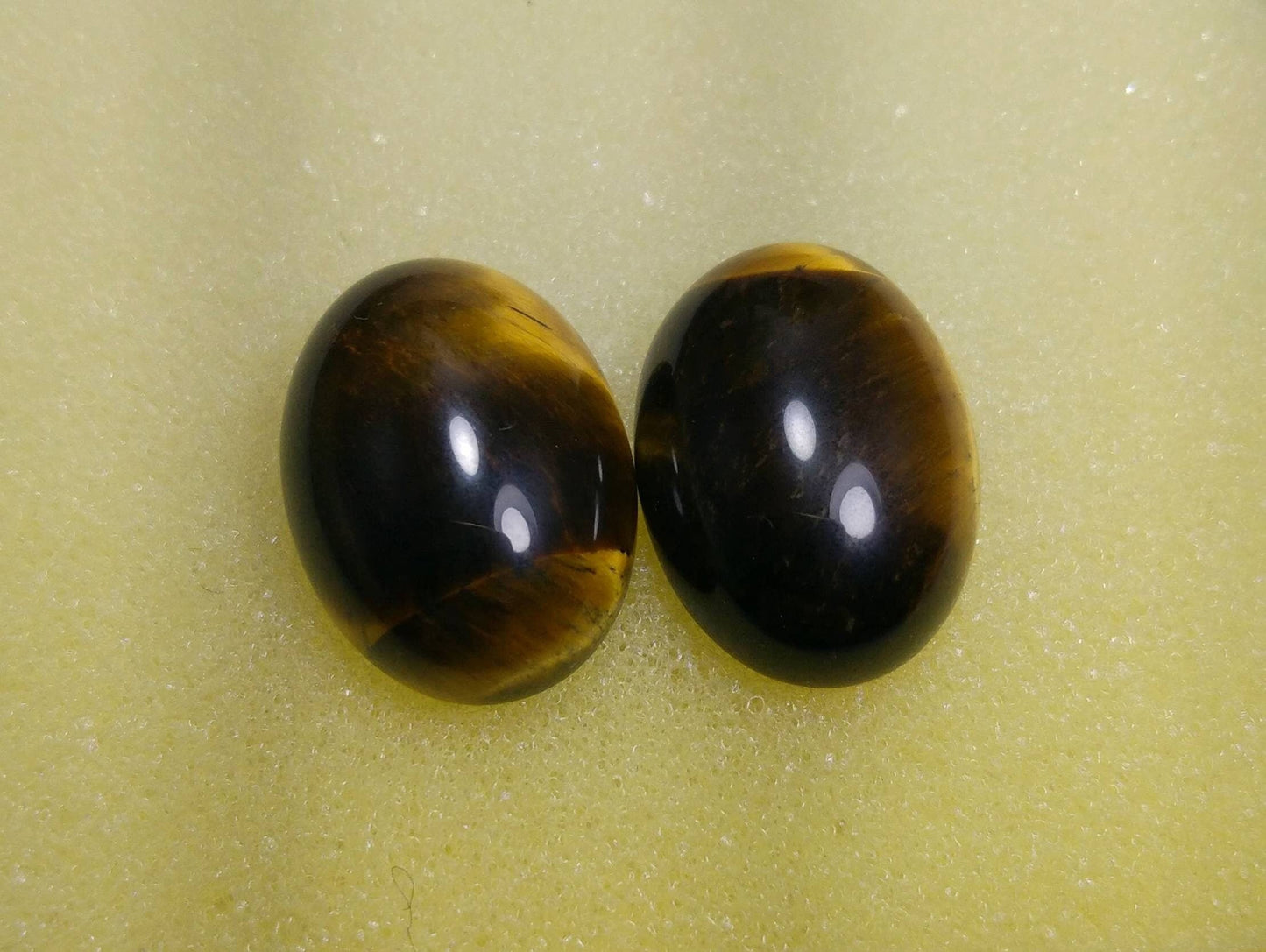 ARSAA GEMS AND MINERALSNatural top quality beautiful 35 carats pair of tigereye cabochons - Premium  from ARSAA GEMS AND MINERALS - Just $15.00! Shop now at ARSAA GEMS AND MINERALS