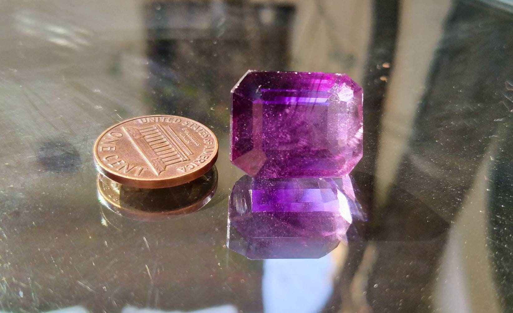 ARSAA GEMS AND MINERALSNatural top quality beautiful Faceted 41 carats flourite gem - Premium  from ARSAA GEMS AND MINERALS - Just $42.00! Shop now at ARSAA GEMS AND MINERALS