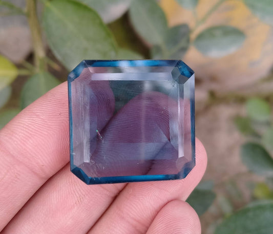 ARSAA GEMS AND MINERALSNatural top quality beautiful faceted 73 carats Asscher Shape flourite gem - Premium  from ARSAA GEMS AND MINERALS - Just $35.00! Shop now at ARSAA GEMS AND MINERALS