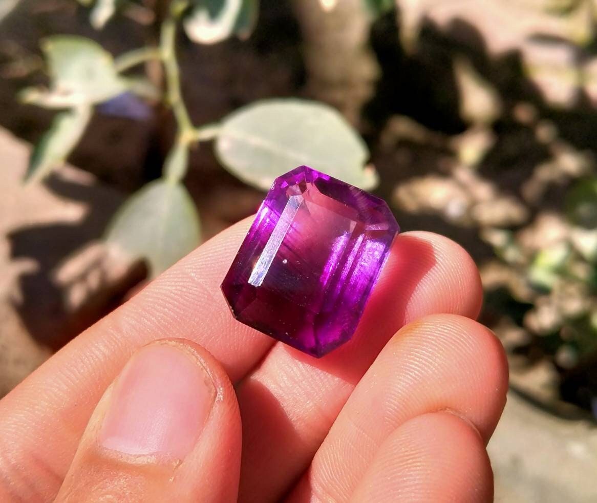 ARSAA GEMS AND MINERALSNatural top quality beautiful Faceted 41 carats flourite gem - Premium  from ARSAA GEMS AND MINERALS - Just $42.00! Shop now at ARSAA GEMS AND MINERALS