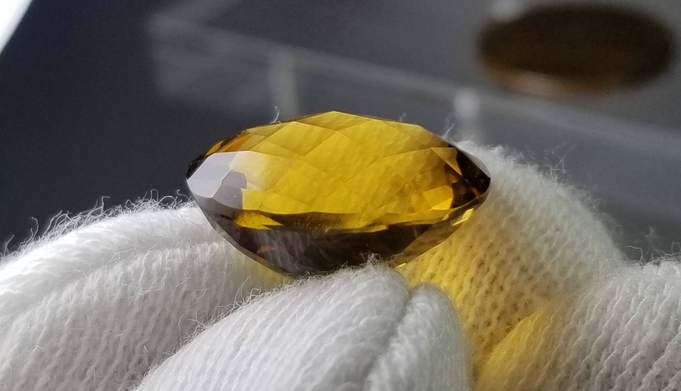 ARSAA GEMS AND MINERALSNatural top quality faceted ring size oval shape citrine gem - Premium  from ARSAA GEMS AND MINERALS - Just $30.00! Shop now at ARSAA GEMS AND MINERALS