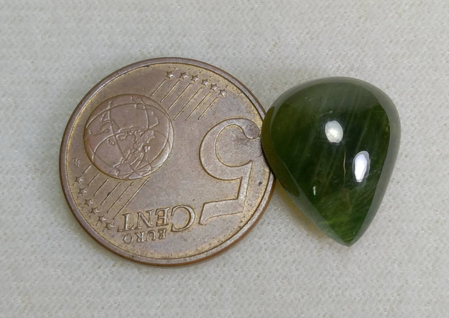 ARSAA GEMS AND MINERALSNatural fine quality beautiful 18 carat pear shape partially star green sapphire Cabochon - Premium from ARSAA GEMS AND MINERALS - Just $35.00! Shop now at ARSAA GEMS AND MINERALS