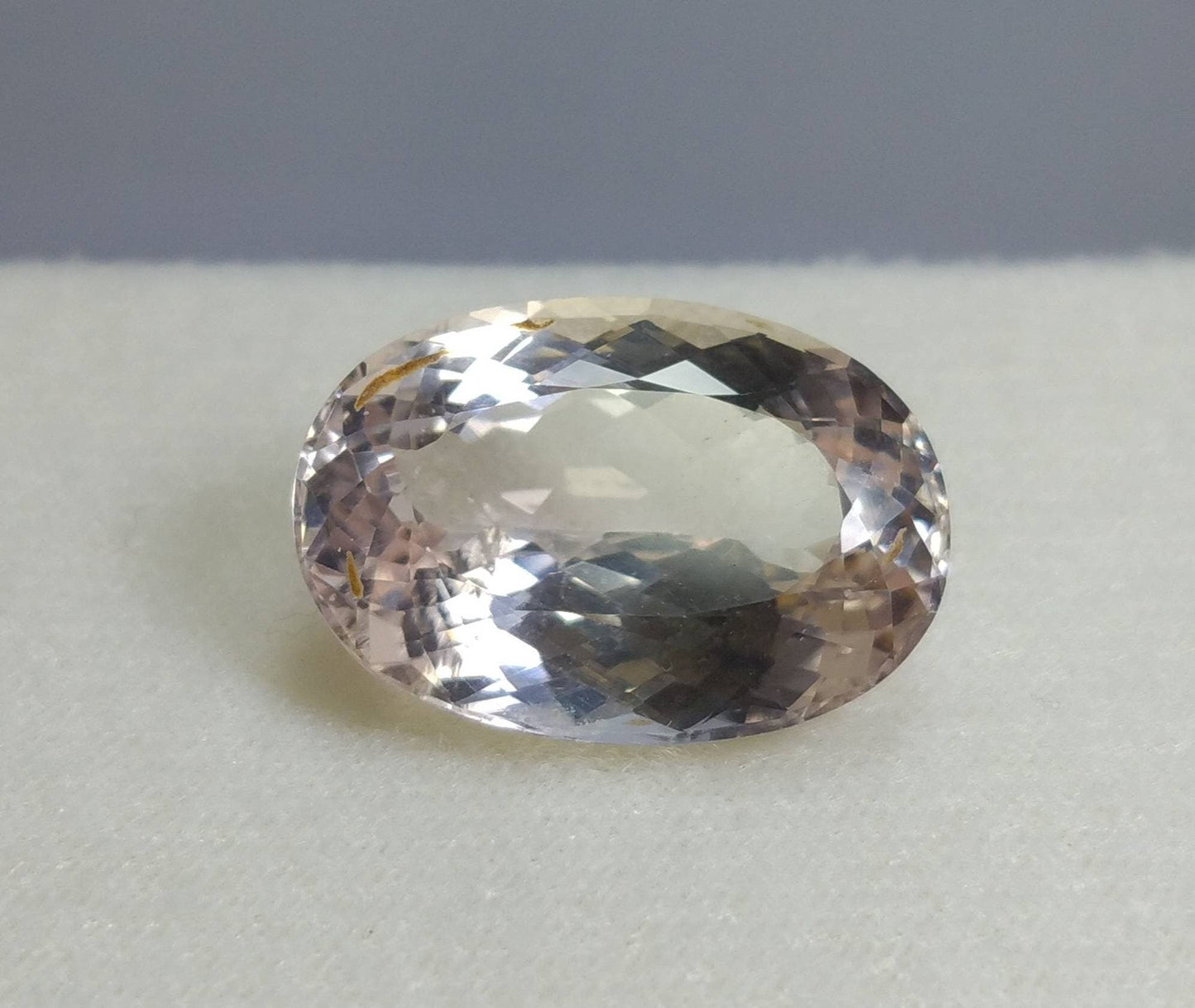 ARSAA GEMS AND MINERALSNatural fine quality beautiful 27 carats oval shape faceted kunzite gem - Premium  from ARSAA GEMS AND MINERALS - Just $54.00! Shop now at ARSAA GEMS AND MINERALS