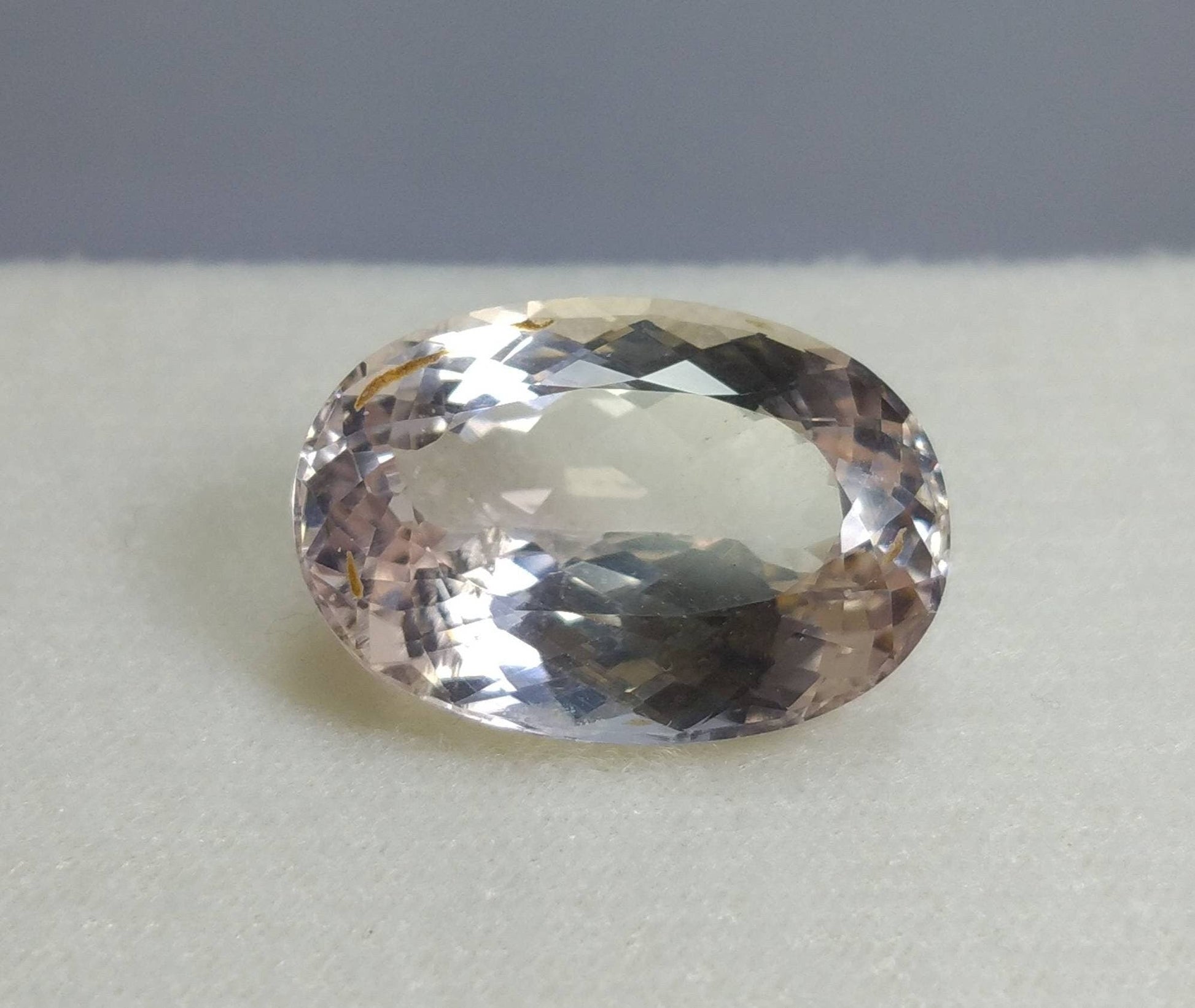 ARSAA GEMS AND MINERALSNatural fine quality beautiful 27 carats oval shape faceted kunzite gem - Premium  from ARSAA GEMS AND MINERALS - Just $54.00! Shop now at ARSAA GEMS AND MINERALS