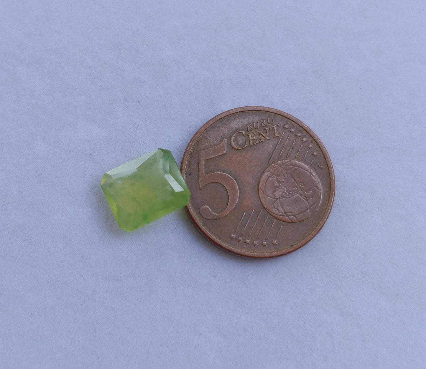 ARSAA GEMS AND MINERALSNatural fine quality beautiful 3.5 carats radiant shape faceted green hydrograssular garnet gem - Premium from ARSAA GEMS AND MINERALS - Just $10.00! Shop now at ARSAA GEMS AND MINERALS