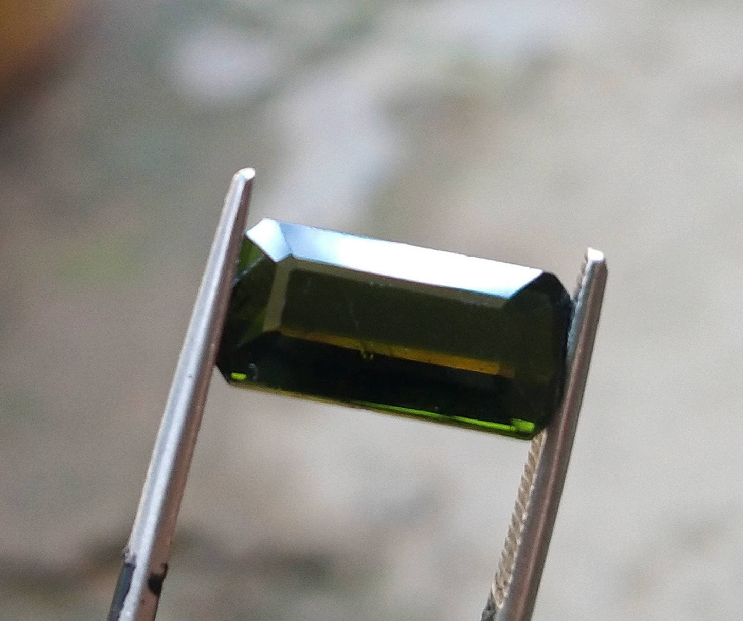 ARSAA GEMS AND MINERALSNatural top quality beautiful 3.5 carats faceted radiant shape dark green tourmaline gem - Premium from ARSAA GEMS AND MINERALS - Just $17.00! Shop now at ARSAA GEMS AND MINERALS
