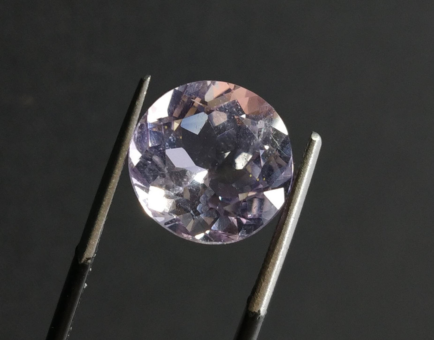 ARSAA GEMS AND MINERALSNatural top quality beautiful 6.5 carat VV clarity faceted round shape kunzite gem - Premium  from ARSAA GEMS AND MINERALS - Just $20.00! Shop now at ARSAA GEMS AND MINERALS