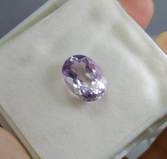 ARSAA GEMS AND MINERALSNatural top quality beautiful 8.5 carats VV clarity faceted oval shape kunzite gem - Premium  from ARSAA GEMS AND MINERALS - Just $27.00! Shop now at ARSAA GEMS AND MINERALS