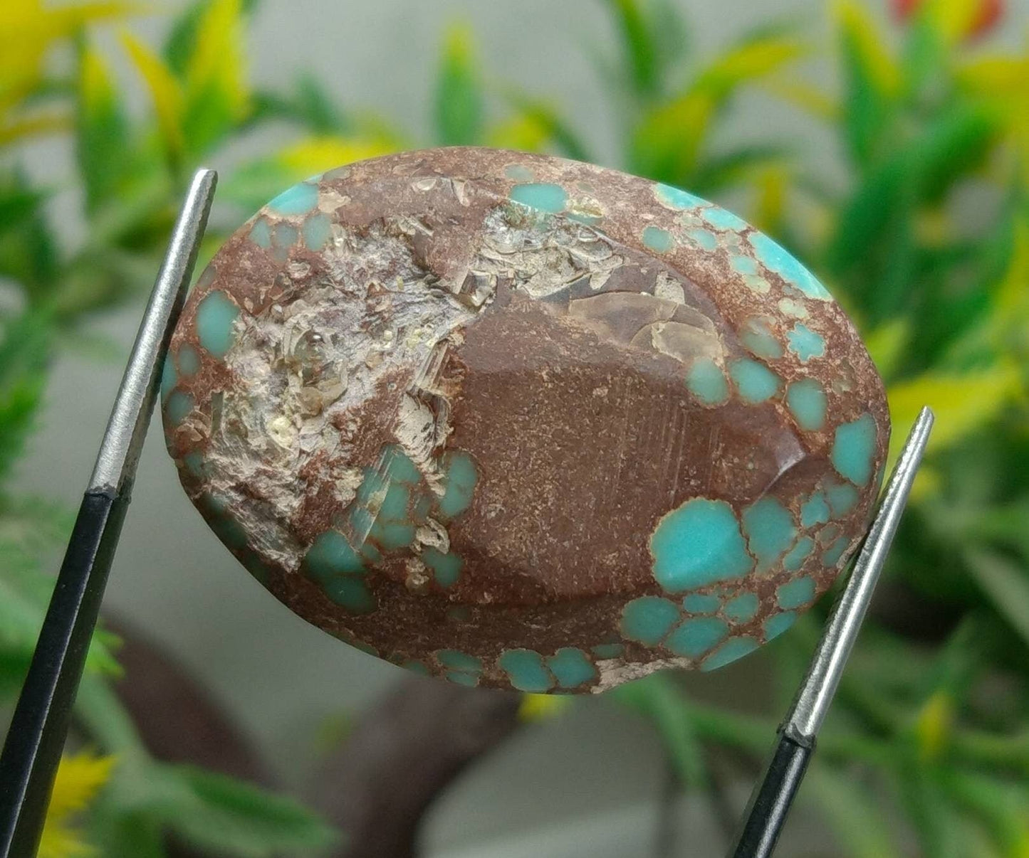 ARSAA GEMS AND MINERALSTop Quality and natural 53 carats beautiful spider web Egyptian turquoise cabochon - Premium from ARSAA GEMS AND MINERALS - Just $35.00! Shop now at ARSAA GEMS AND MINERALS