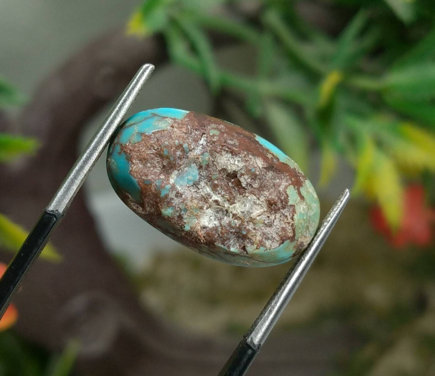 ARSAA GEMS AND MINERALSTop Quality and natural 11 carats beautiful spider web Egyptian turquoise cabochon - Premium from ARSAA GEMS AND MINERALS - Just $22.00! Shop now at ARSAA GEMS AND MINERALS