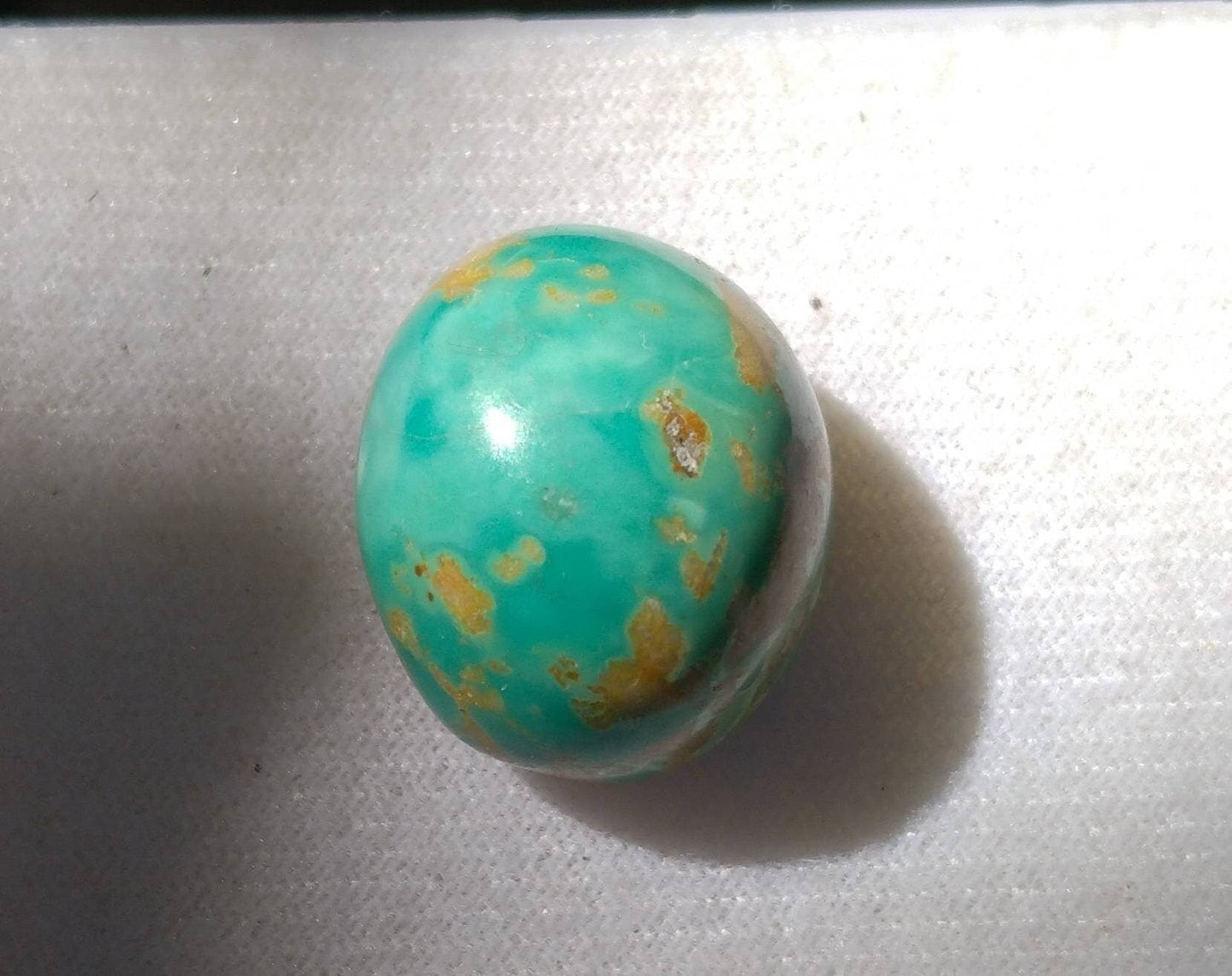 ARSAA GEMS AND MINERALSNatural fine quality beautiful 49 carats oval shape green untreated unheated turquoise cabochon - Premium from ARSAA GEMS AND MINERALS - Just $49.00! Shop now at ARSAA GEMS AND MINERALS