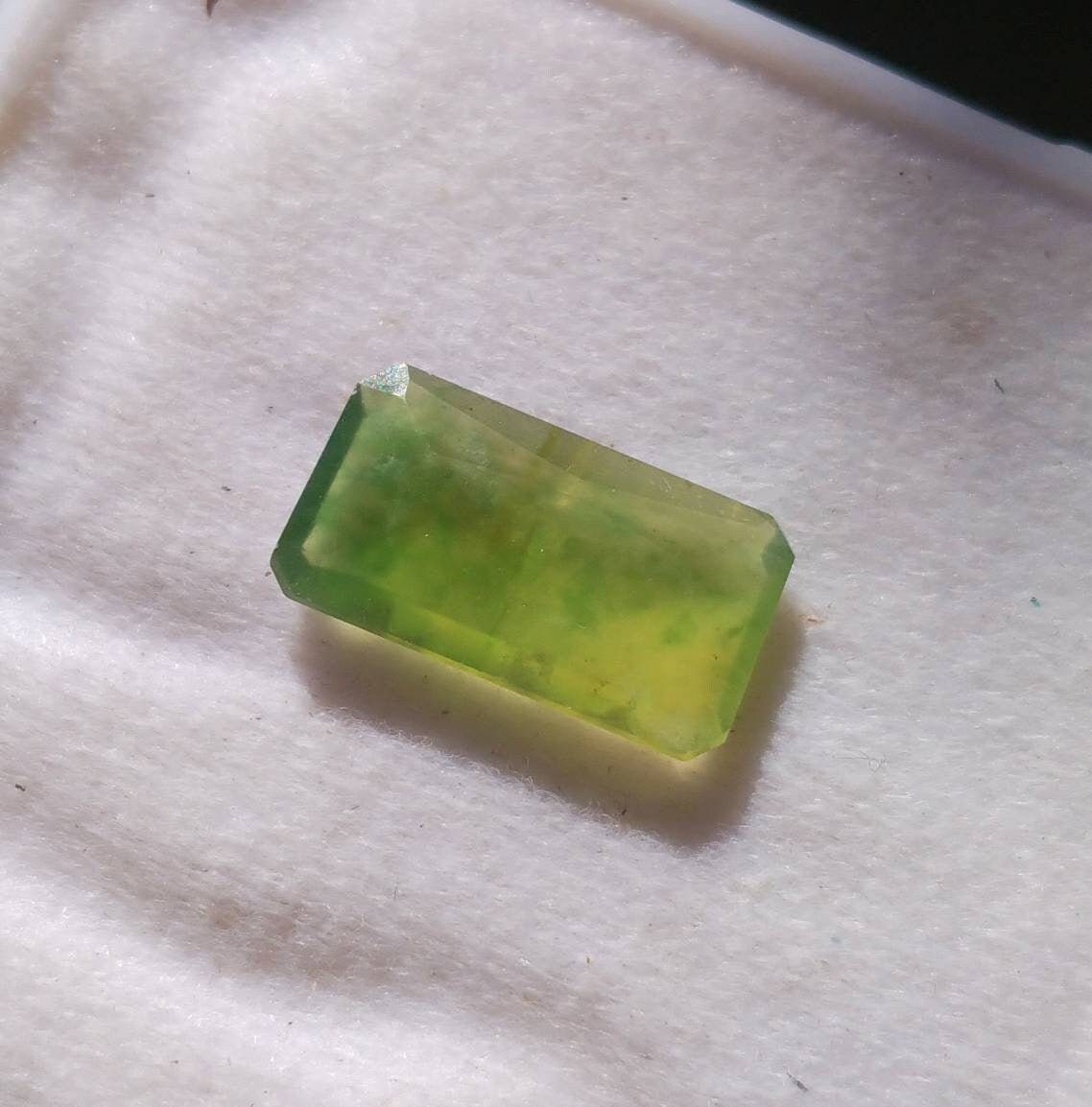 ARSAA GEMS AND MINERALSNatural top quality beautiful 8 carats radiant cut shape faceted green hydrograssular garnet gem - Premium from ARSAA GEMS AND MINERALS - Just $16.00! Shop now at ARSAA GEMS AND MINERALS
