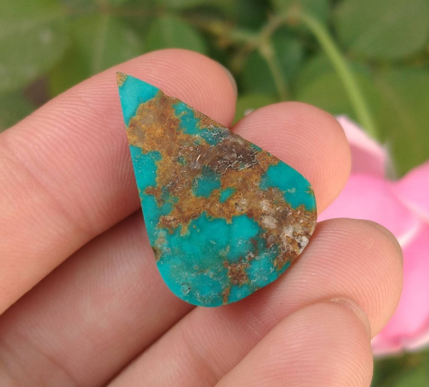 ARSAA GEMS AND MINERALSNatural fine quality beautiful 30 carats pear shape untreated unheated turquoise cabochon - Premium from ARSAA GEMS AND MINERALS - Just $30.00! Shop now at ARSAA GEMS AND MINERALS