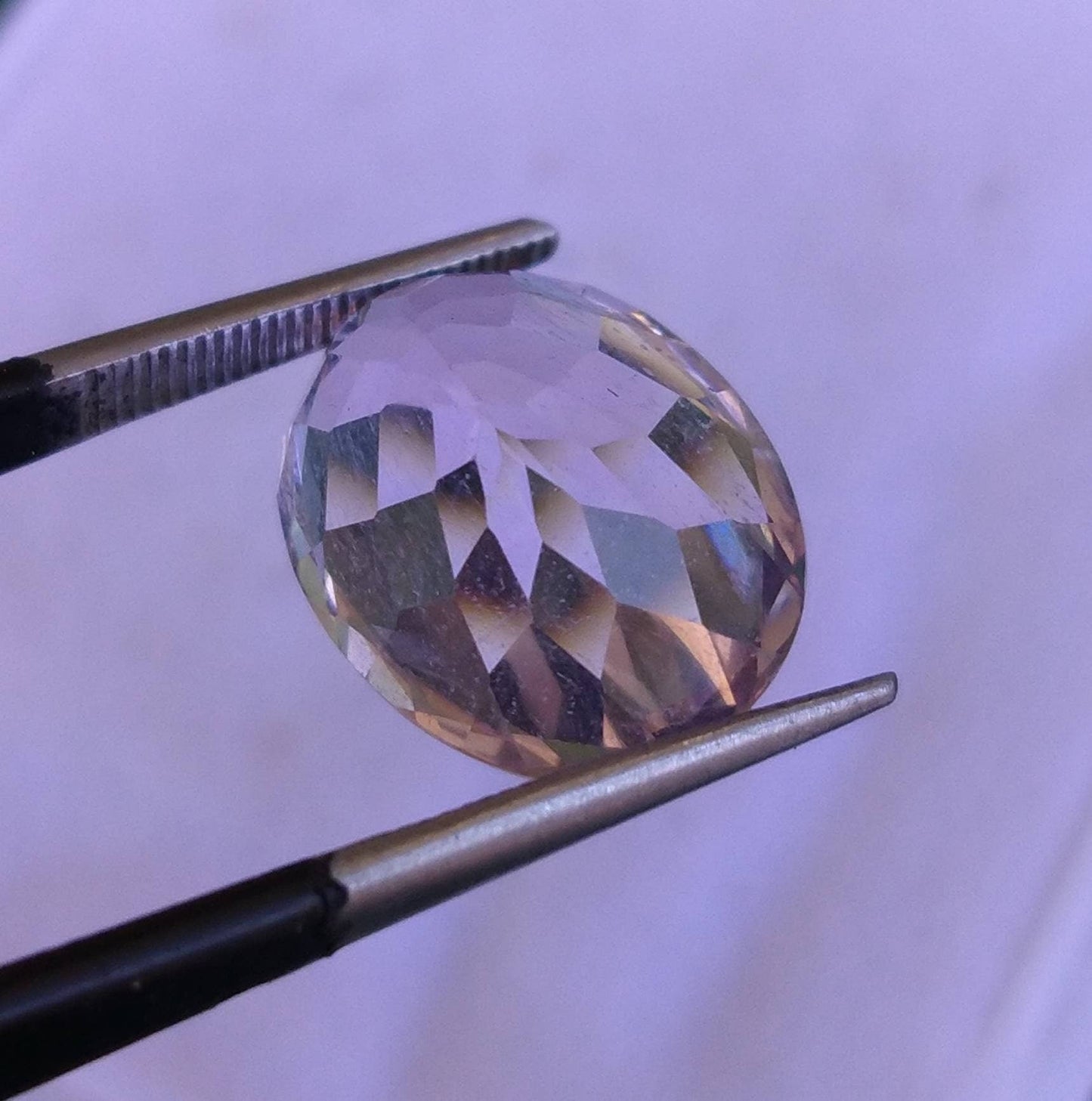 ARSAA GEMS AND MINERALSNatural good quality beautiful 9 carats oval shape light purple VV clarity faceted amethyst gem - Premium from ARSAA GEMS AND MINERALS - Just $25.00! Shop now at ARSAA GEMS AND MINERALS