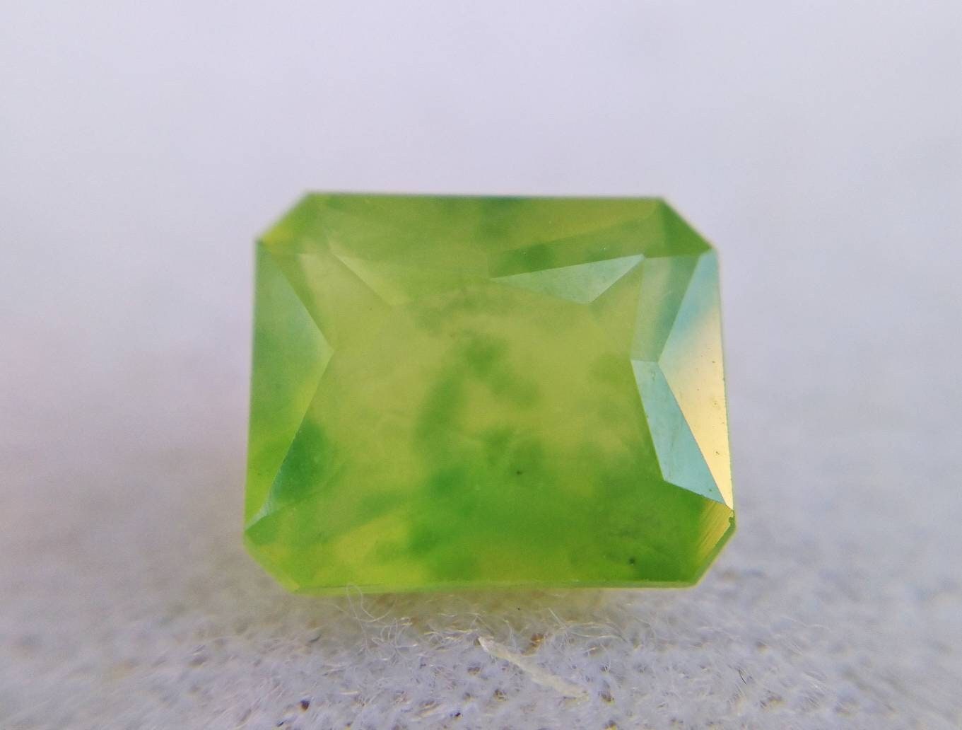 ARSAA GEMS AND MINERALSNatural top quality beautiful 4.5 carats radiant shape faceted green hydrograssular garnet gem - Premium from ARSAA GEMS AND MINERALS - Just $12.00! Shop now at ARSAA GEMS AND MINERALS