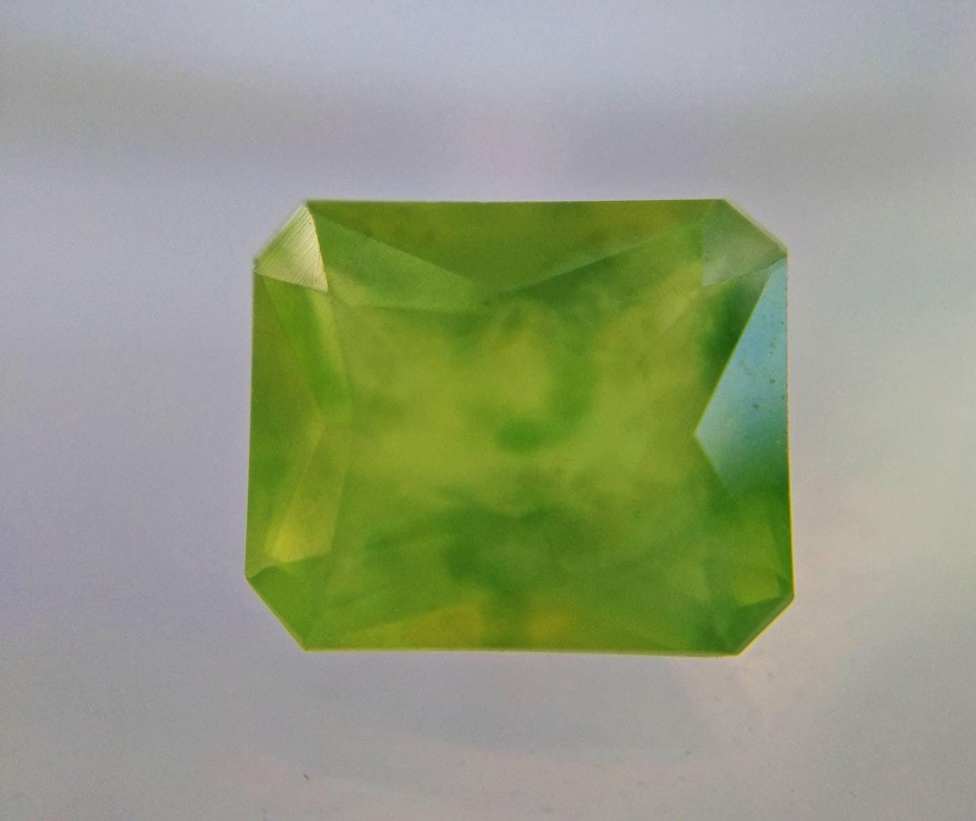 ARSAA GEMS AND MINERALSNatural top quality beautiful 4.5 carats radiant shape faceted green hydrograssular garnet gem - Premium from ARSAA GEMS AND MINERALS - Just $12.00! Shop now at ARSAA GEMS AND MINERALS