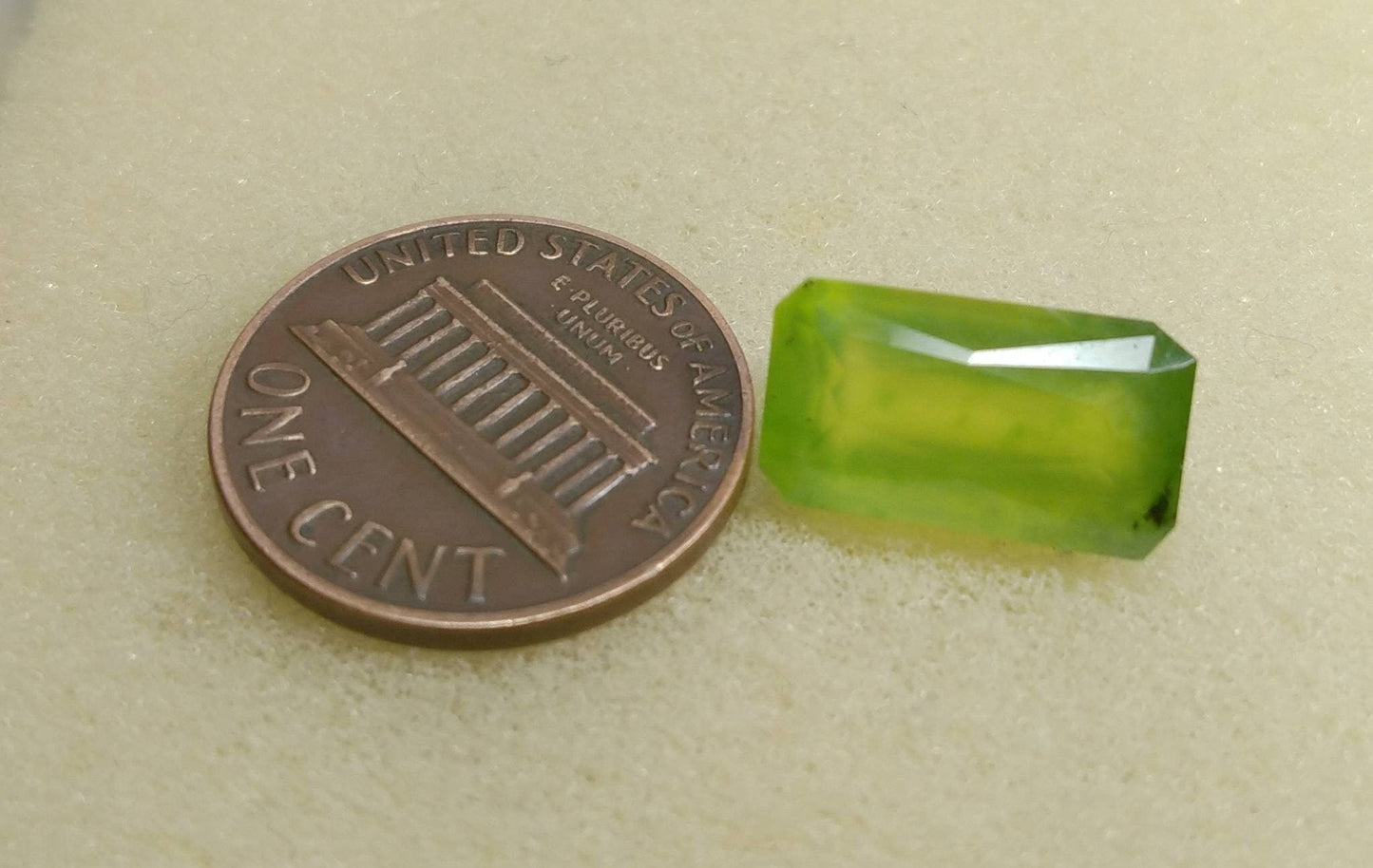ARSAA GEMS AND MINERALSNatural top quality beautiful 8.5 Carats radiant shape green faceted hydrograssular garnet gem - Premium from ARSAA GEMS AND MINERALS - Just $25.00! Shop now at ARSAA GEMS AND MINERALS