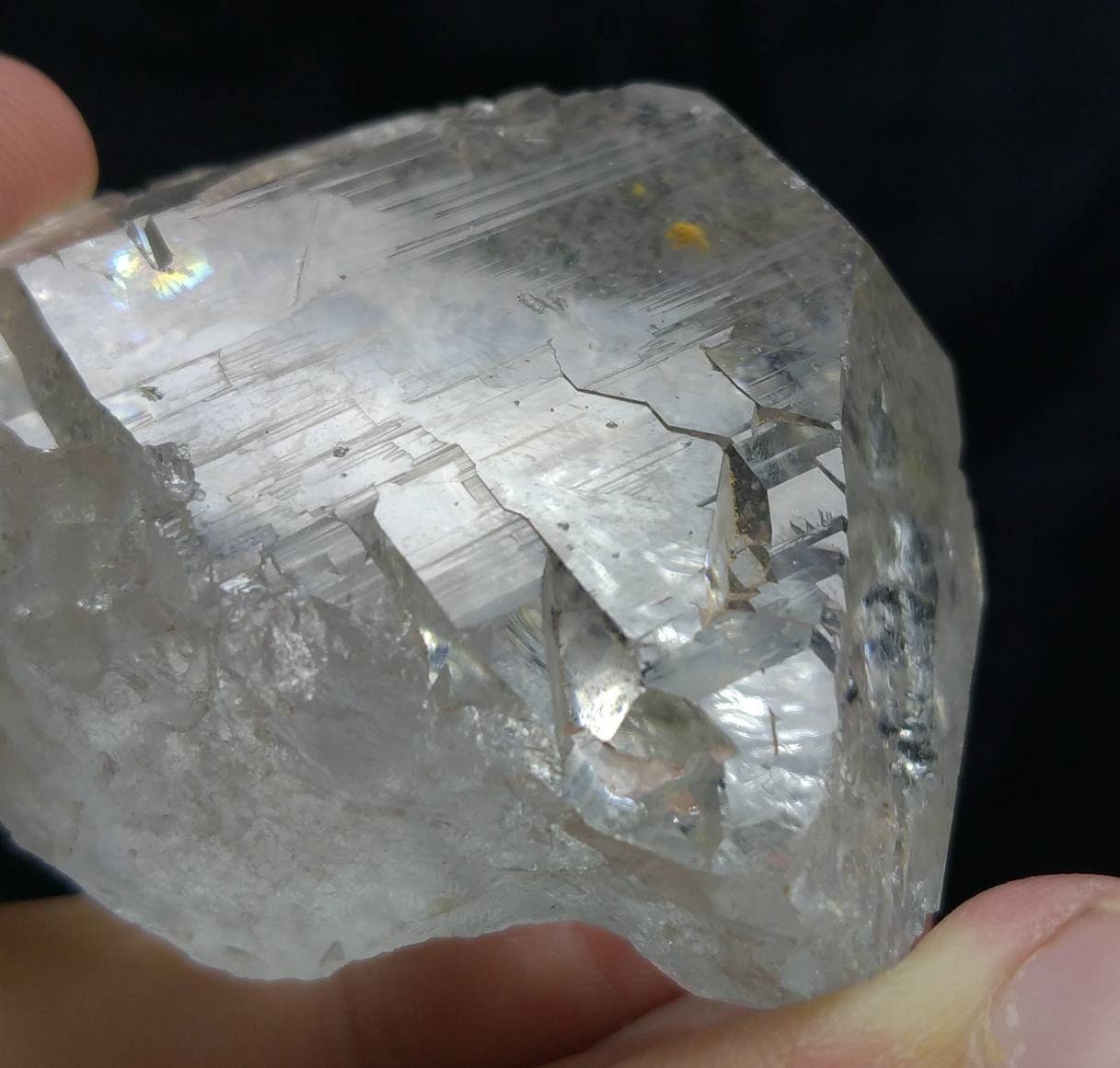 ARSAA GEMS AND MINERALSNatural top quality beautiful 85 grams Rare clear gwindel quartz crystal from a rare locality - Premium from ARSAA GEMS AND MINERALS - Just $50.00! Shop now at ARSAA GEMS AND MINERALS