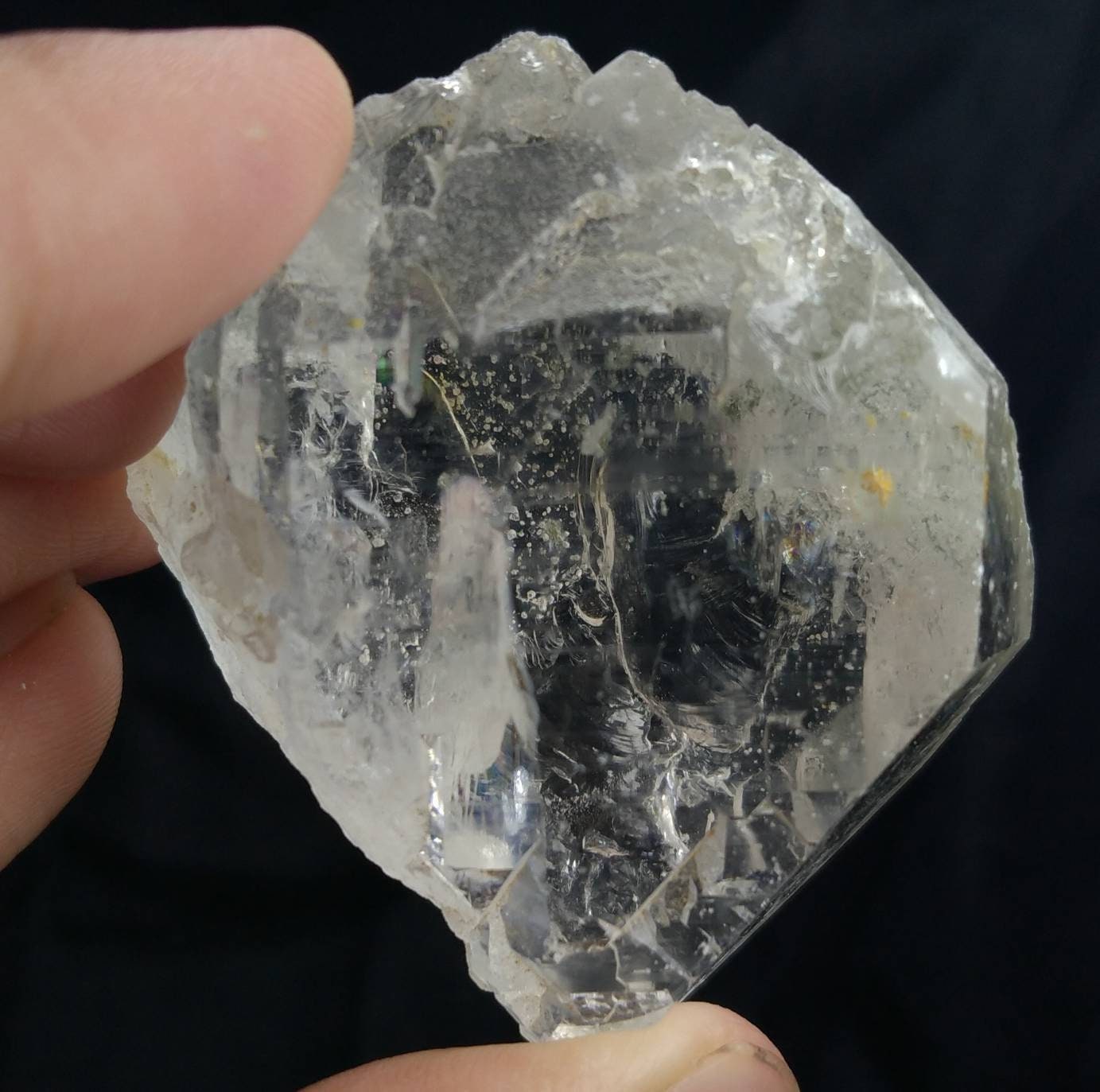 ARSAA GEMS AND MINERALSNatural top quality beautiful 85 grams Rare clear gwindel quartz crystal from a rare locality - Premium from ARSAA GEMS AND MINERALS - Just $50.00! Shop now at ARSAA GEMS AND MINERALS