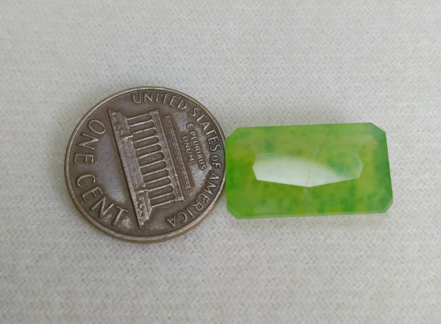 ARSAA GEMS AND MINERALSNatural top quality beautiful 11 carats green radiant cut shape Faceted hydrograssular garnet gem - Premium from ARSAA GEMS AND MINERALS - Just $23.00! Shop now at ARSAA GEMS AND MINERALS