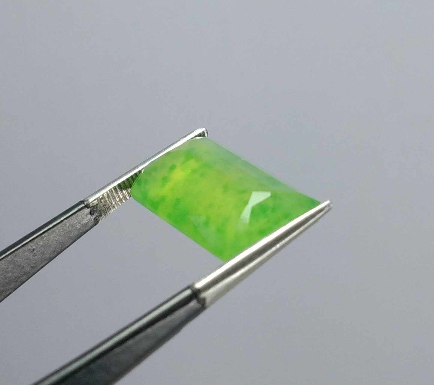 ARSAA GEMS AND MINERALSNatural top quality beautiful 11 carats green radiant cut shape Faceted hydrograssular garnet gem - Premium from ARSAA GEMS AND MINERALS - Just $23.00! Shop now at ARSAA GEMS AND MINERALS
