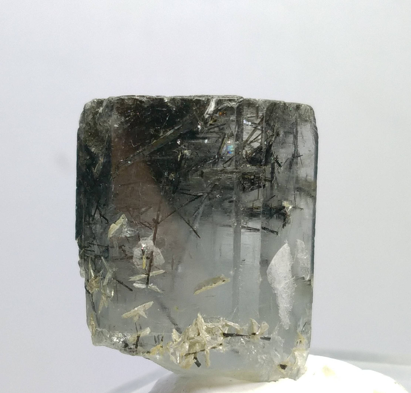 ARSAA GEMS AND MINERALSNatural top quality Very rare terminated gemmy aquamarine included black tourmaline crystal - Premium from ARSAA GEMS AND MINERALS - Just $100.00! Shop now at ARSAA GEMS AND MINERALS