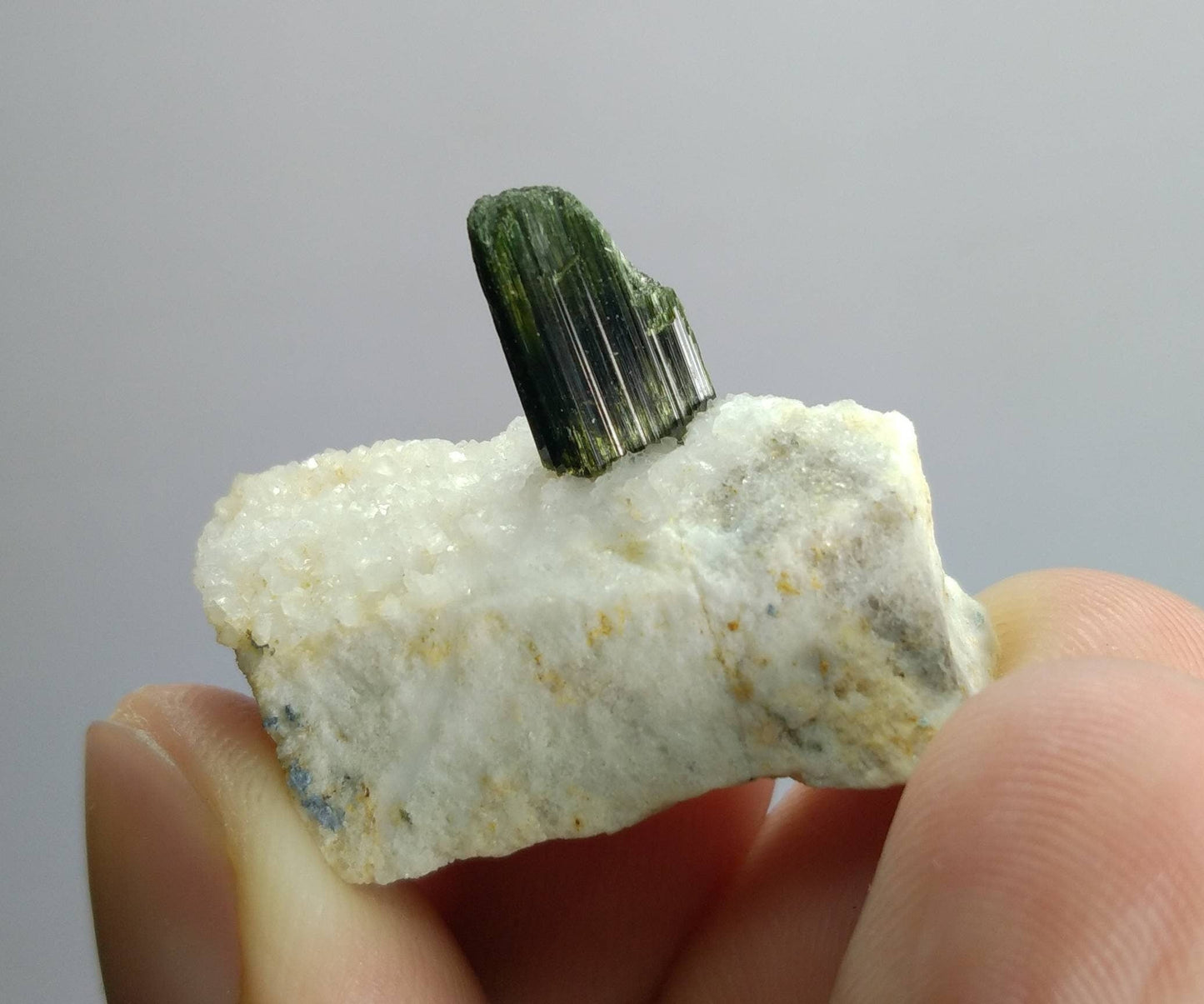 ARSAA GEMS AND MINERALSNatural fine quality beautiful single terminated aegirine crystal on matrix on Albite - Premium from ARSAA GEMS AND MINERALS - Just $20.00! Shop now at ARSAA GEMS AND MINERALS