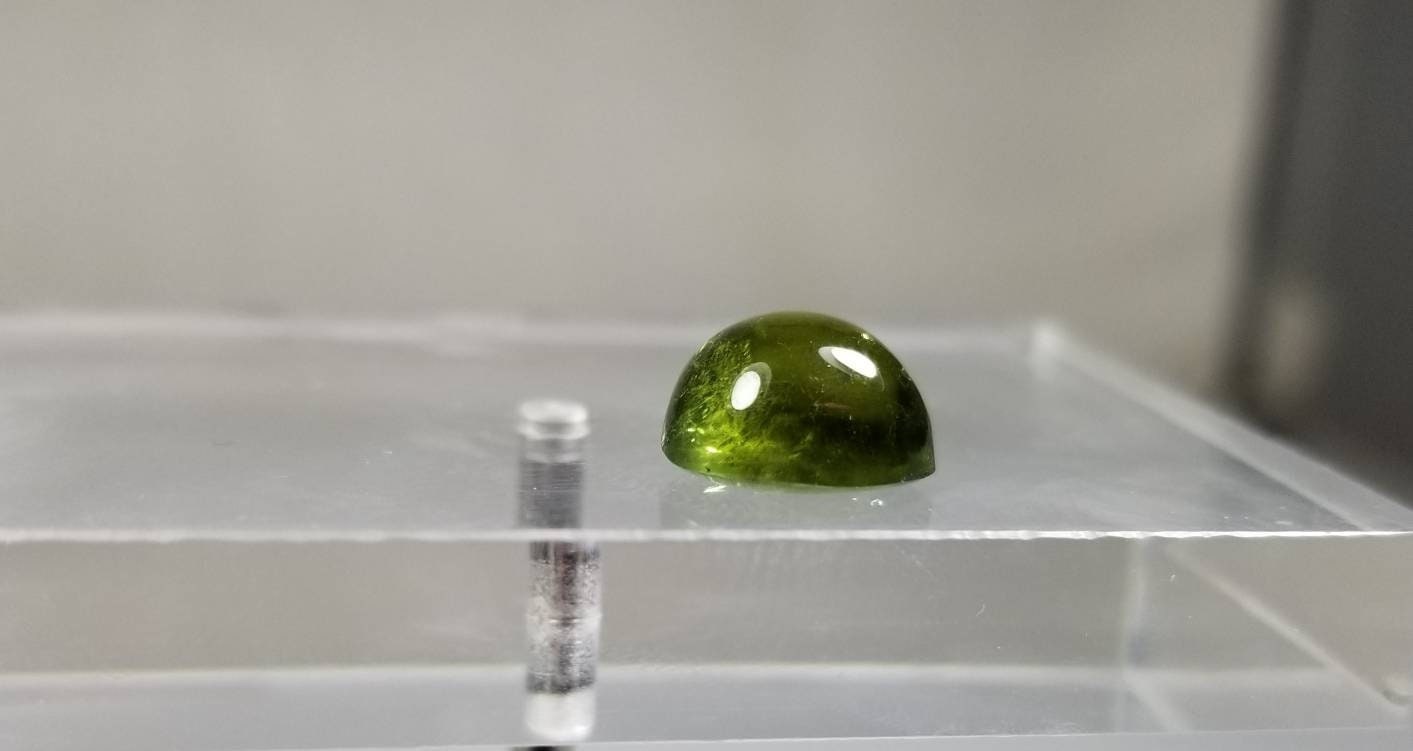 ARSAA GEMS AND MINERALSNatural ring size green tourmaline cab - Premium from ARSAA GEMS AND MINERALS - Just $70.00! Shop now at ARSAA GEMS AND MINERALS