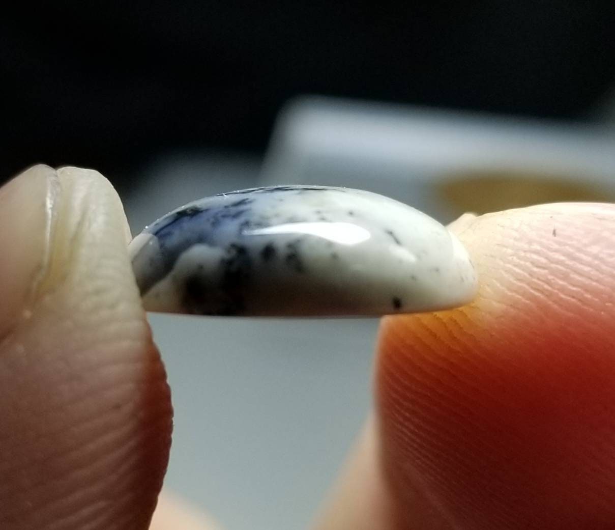 ARSAA GEMS AND MINERALSNatural Matching pair of high quality pear shape dendritic opal cabs - Premium  from ARSAA GEMS AND MINERALS - Just $15.00! Shop now at ARSAA GEMS AND MINERALS