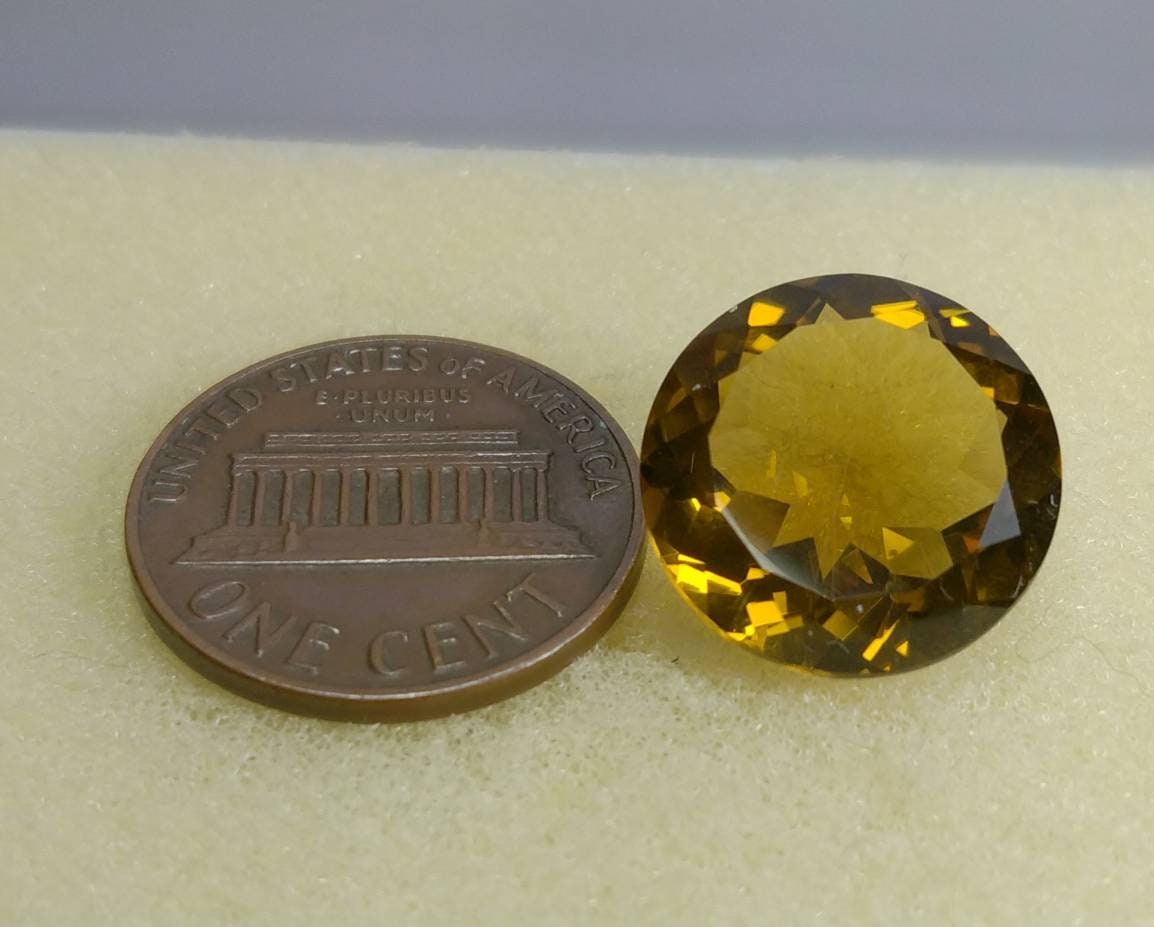 ARSAA GEMS AND MINERALSNatural top quality beautiful 10 carats VV clarity round shape Faceted citrine gem - Premium  from ARSAA GEMS AND MINERALS - Just $30.00! Shop now at ARSAA GEMS AND MINERALS