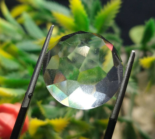 ARSAA GEMS AND MINERALSNatural top quality beautiful 16 carats VV clarity rose cut Faceted clear quartz cabochon - Premium  from ARSAA GEMS AND MINERALS - Just $17.00! Shop now at ARSAA GEMS AND MINERALS