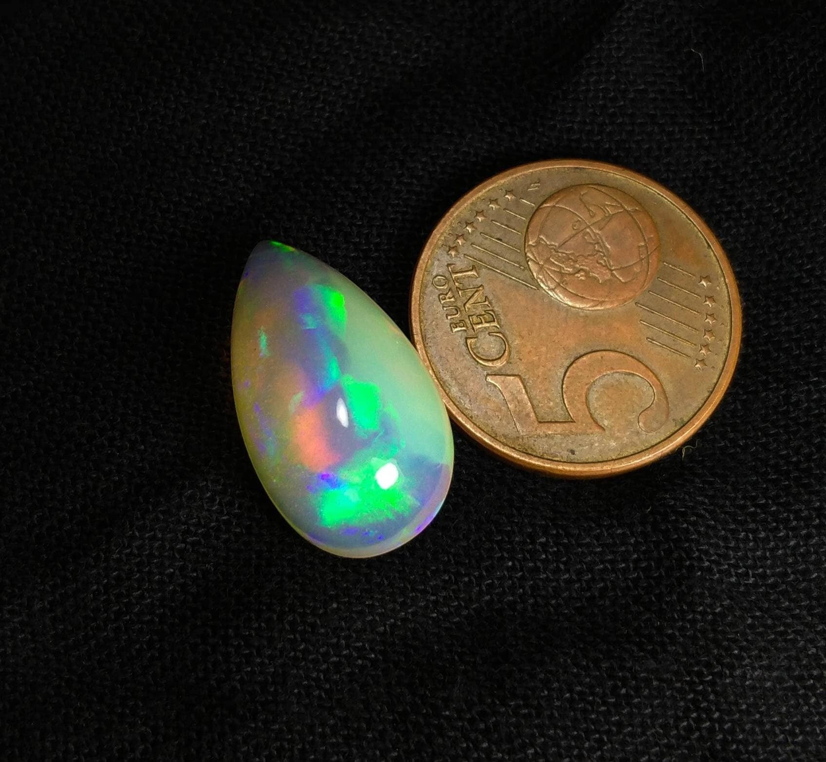ARSAA GEMS AND MINERALSNatural fine quality beautiful 11 carats pear shape fire opal Cabochon - Premium  from ARSAA GEMS AND MINERALS - Just $40.00! Shop now at ARSAA GEMS AND MINERALS
