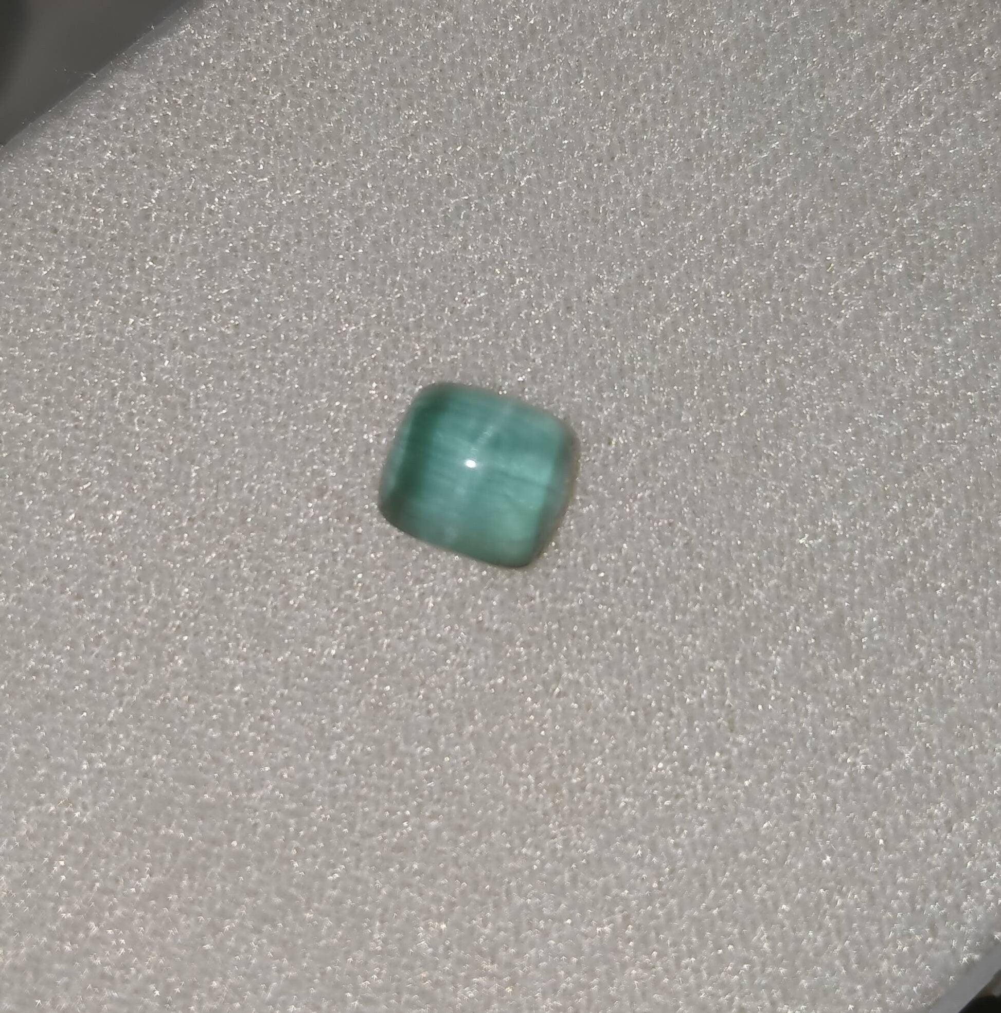 ARSAA GEMS AND MINERALSNatural top quality beautiful 3 carat cats eye blue tourmaline cabochon - Premium  from ARSAA GEMS AND MINERALS - Just $100.00! Shop now at ARSAA GEMS AND MINERALS