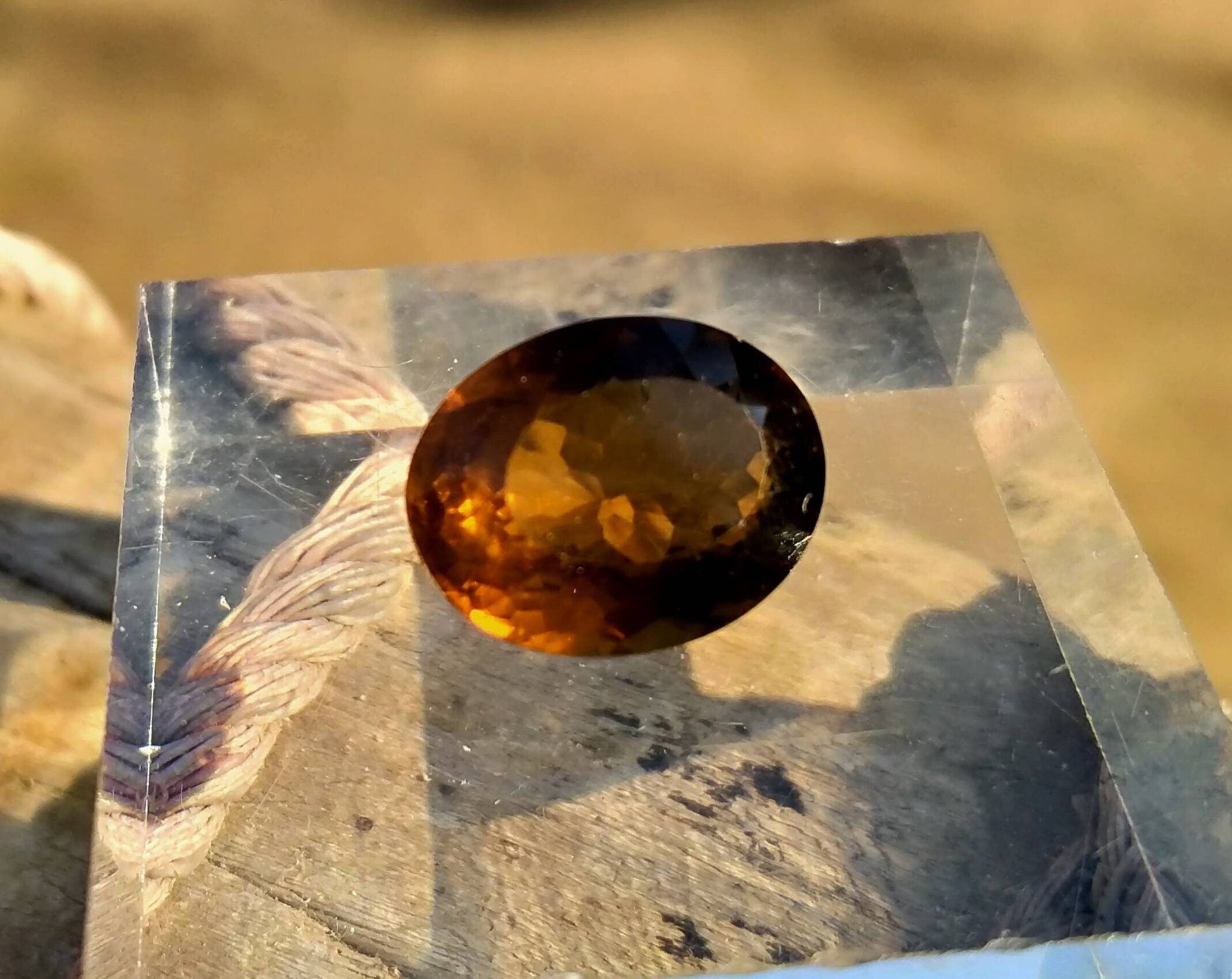 ARSAA GEMS AND MINERALSNatural top quality faceted citrine gem - Premium  from ARSAA GEMS AND MINERALS - Just $30.00! Shop now at ARSAA GEMS AND MINERALS