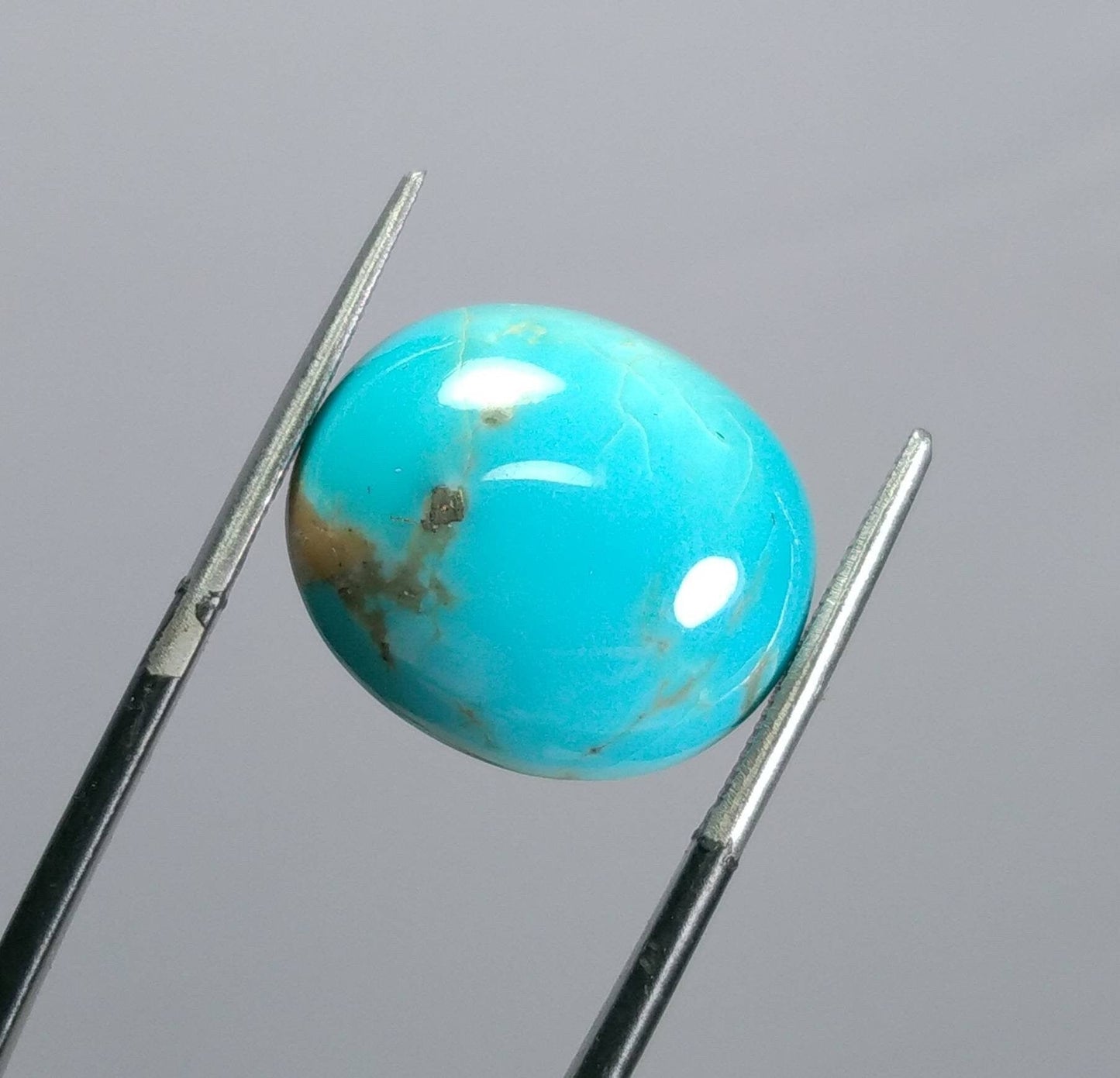 ARSAA GEMS AND MINERALSNatural aesthetic fine quality 12.5 carats stabilized oval shape turquoise cabochon - Premium  from ARSAA GEMS AND MINERALS - Just $15.00! Shop now at ARSAA GEMS AND MINERALS