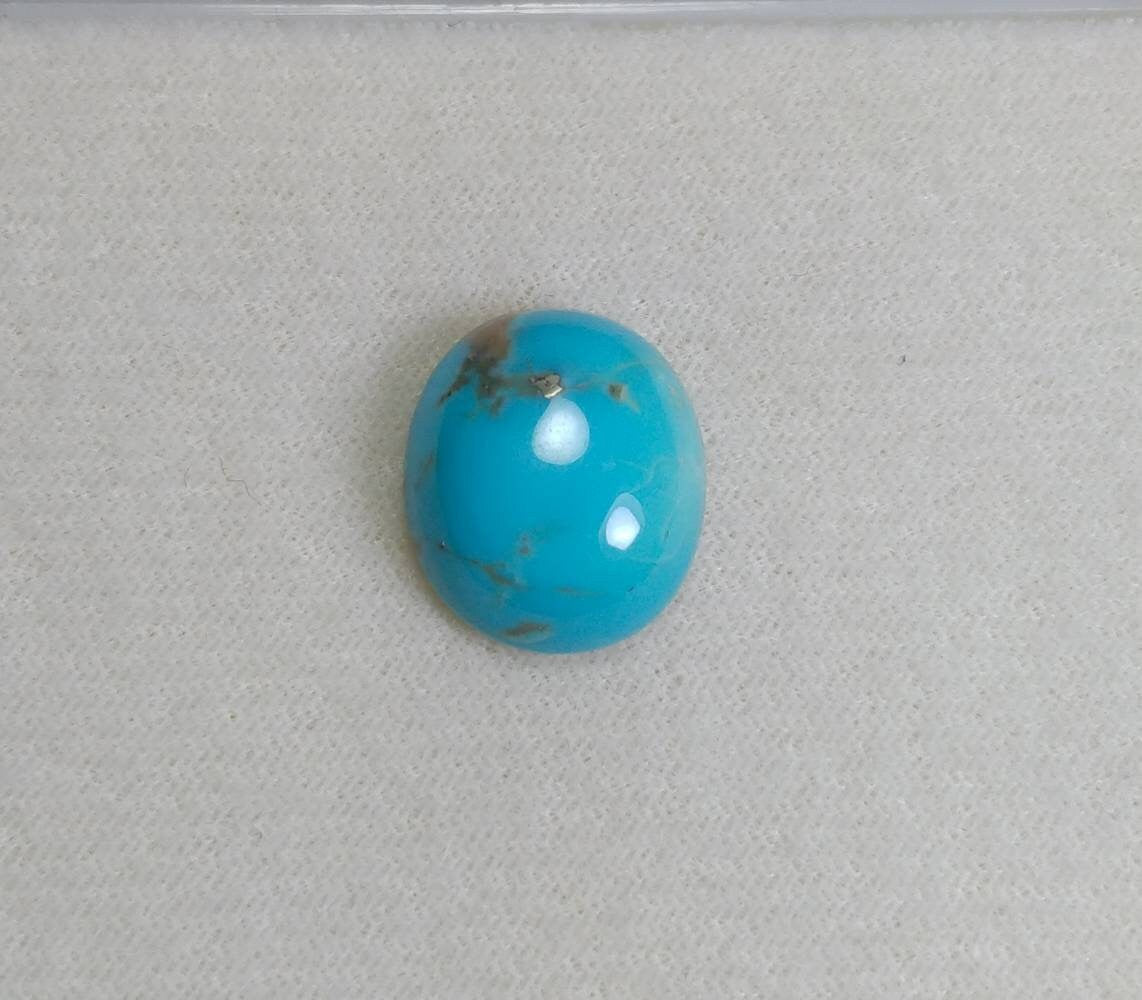 ARSAA GEMS AND MINERALSNatural aesthetic fine quality 12.5 carats stabilized oval shape turquoise cabochon - Premium  from ARSAA GEMS AND MINERALS - Just $15.00! Shop now at ARSAA GEMS AND MINERALS