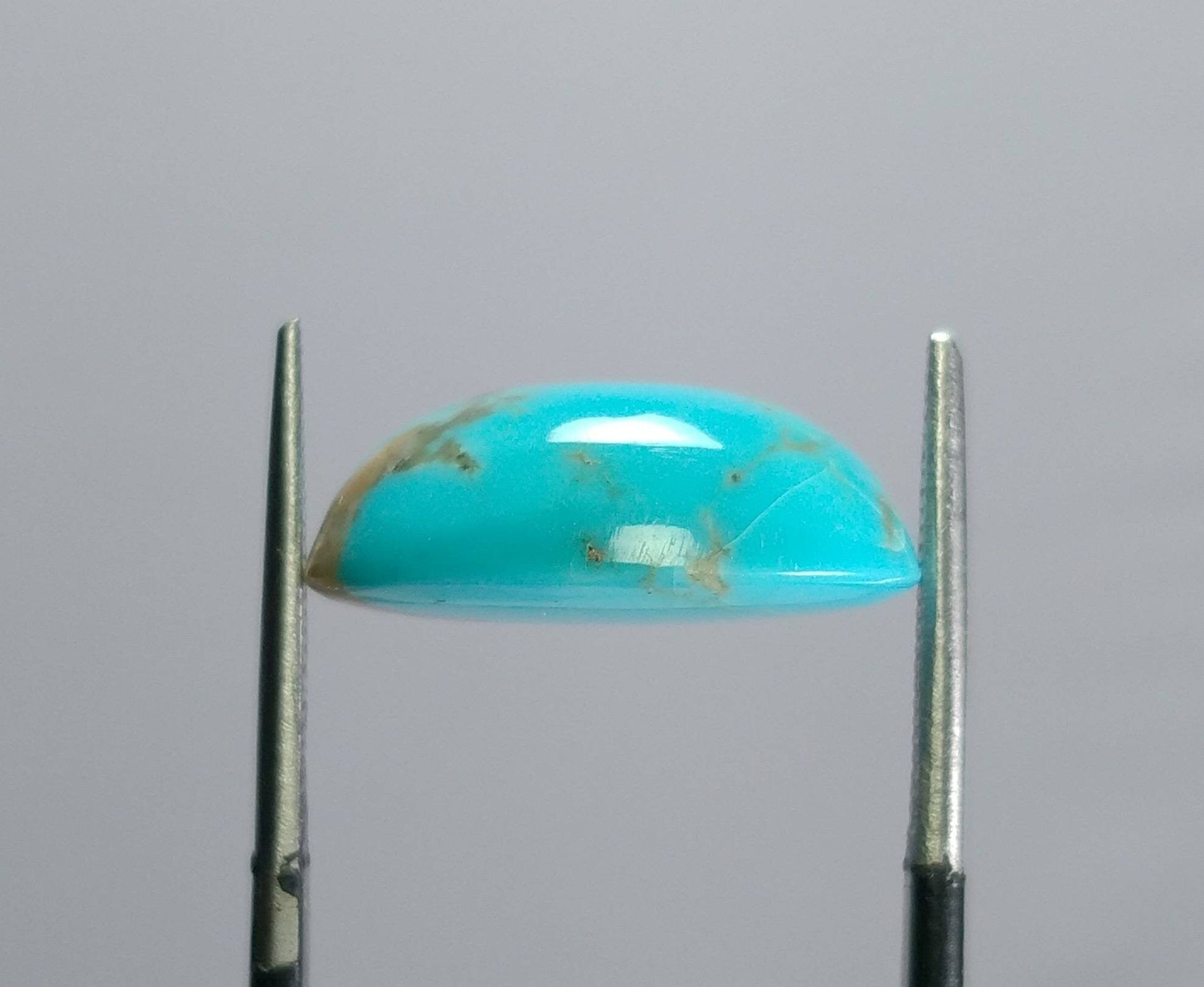 ARSAA GEMS AND MINERALSNatural aesthetic fine quality 12.5 carats stabilized oval shape turquoise cabochon - Premium  from ARSAA GEMS AND MINERALS - Just $15.00! Shop now at ARSAA GEMS AND MINERALS