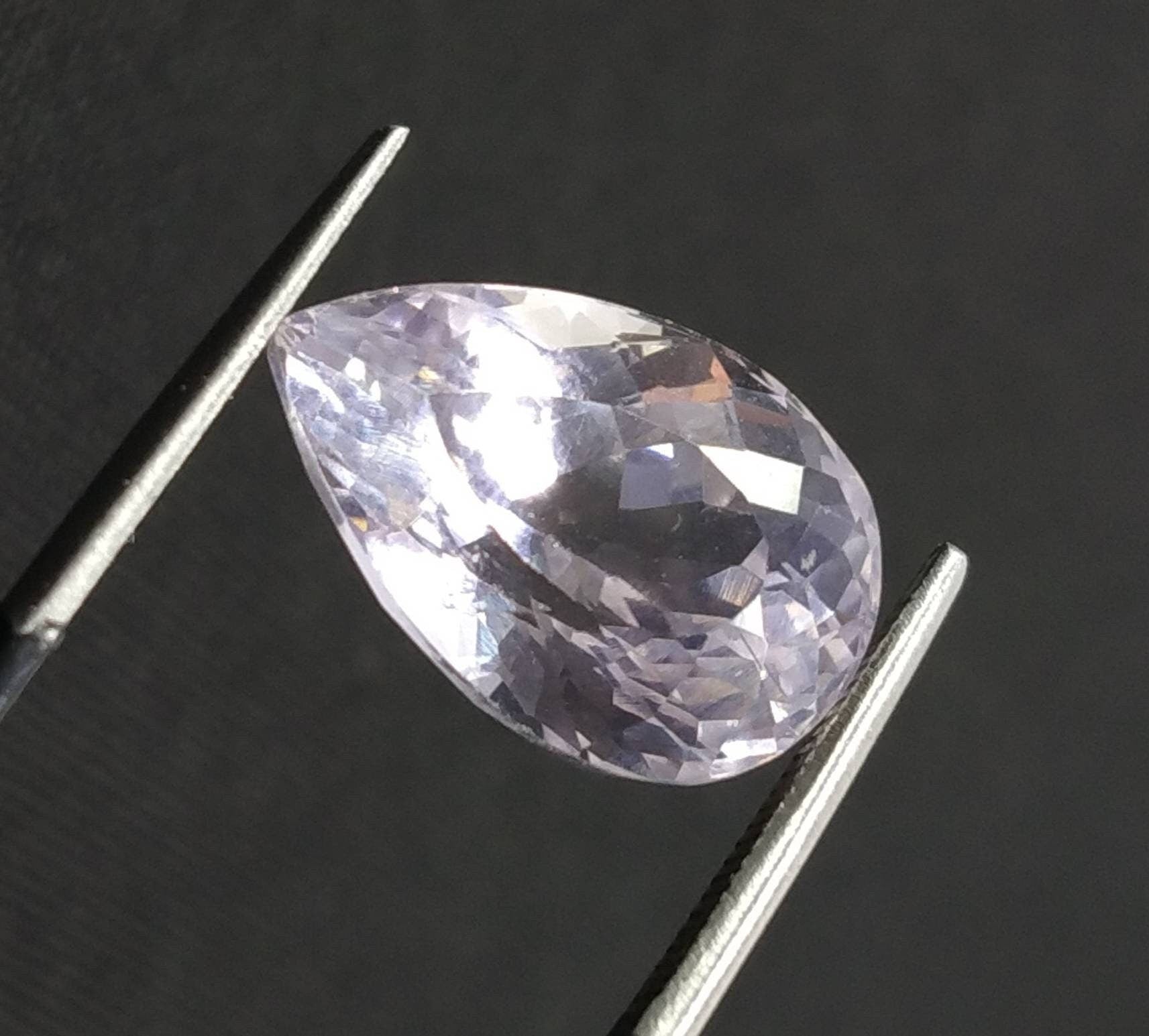 ARSAA GEMS AND MINERALSNatural fine quality beautiful 10 Carats pear shape faceted kunzite gem - Premium  from ARSAA GEMS AND MINERALS - Just $20.00! Shop now at ARSAA GEMS AND MINERALS