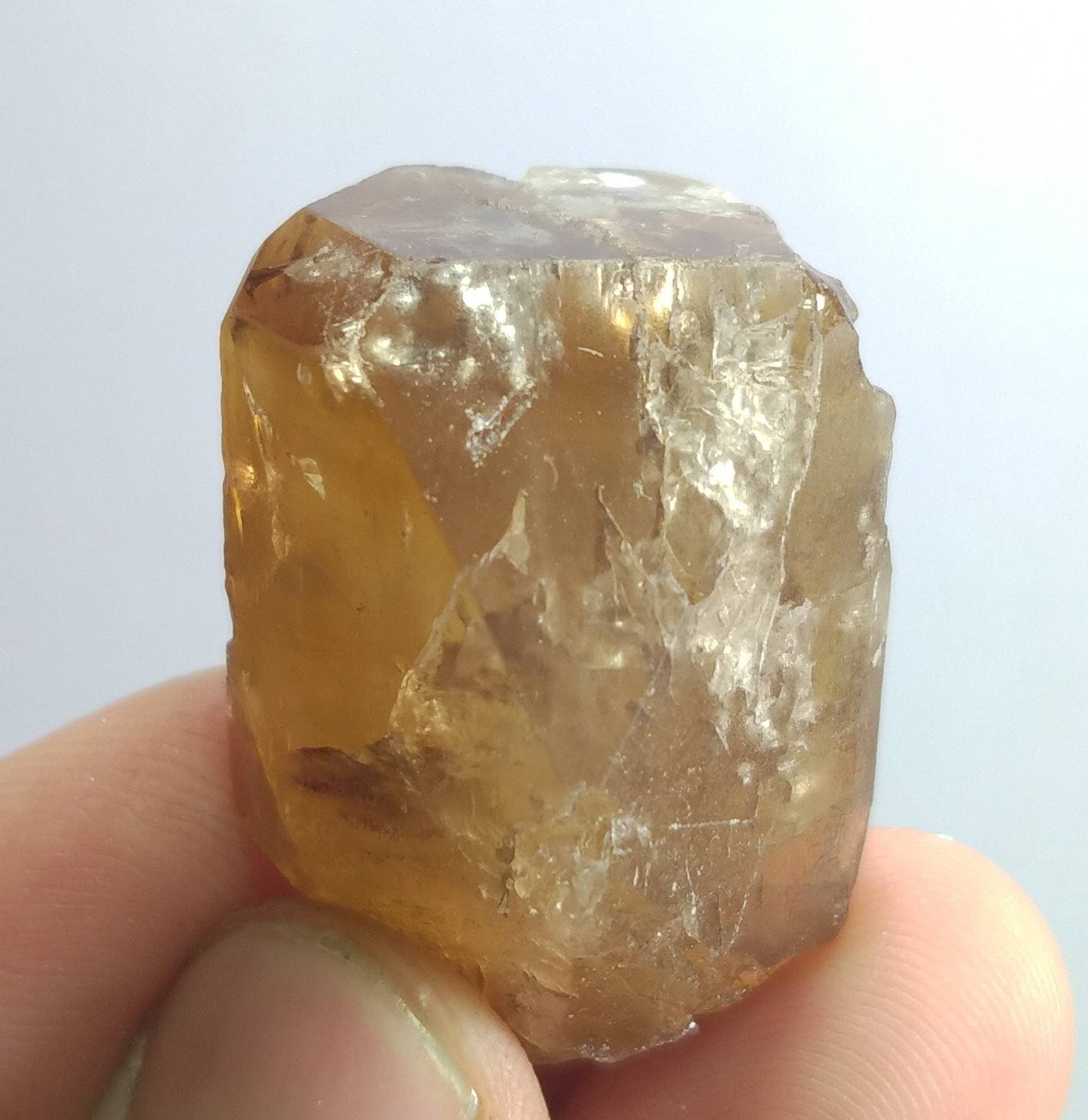 ARSAA GEMS AND MINERALSNatural fine quality beautiful 27 grams heated terminated topaz crystal - Premium from ARSAA GEMS AND MINERALS - Just $20.00! Shop now at ARSAA GEMS AND MINERALS