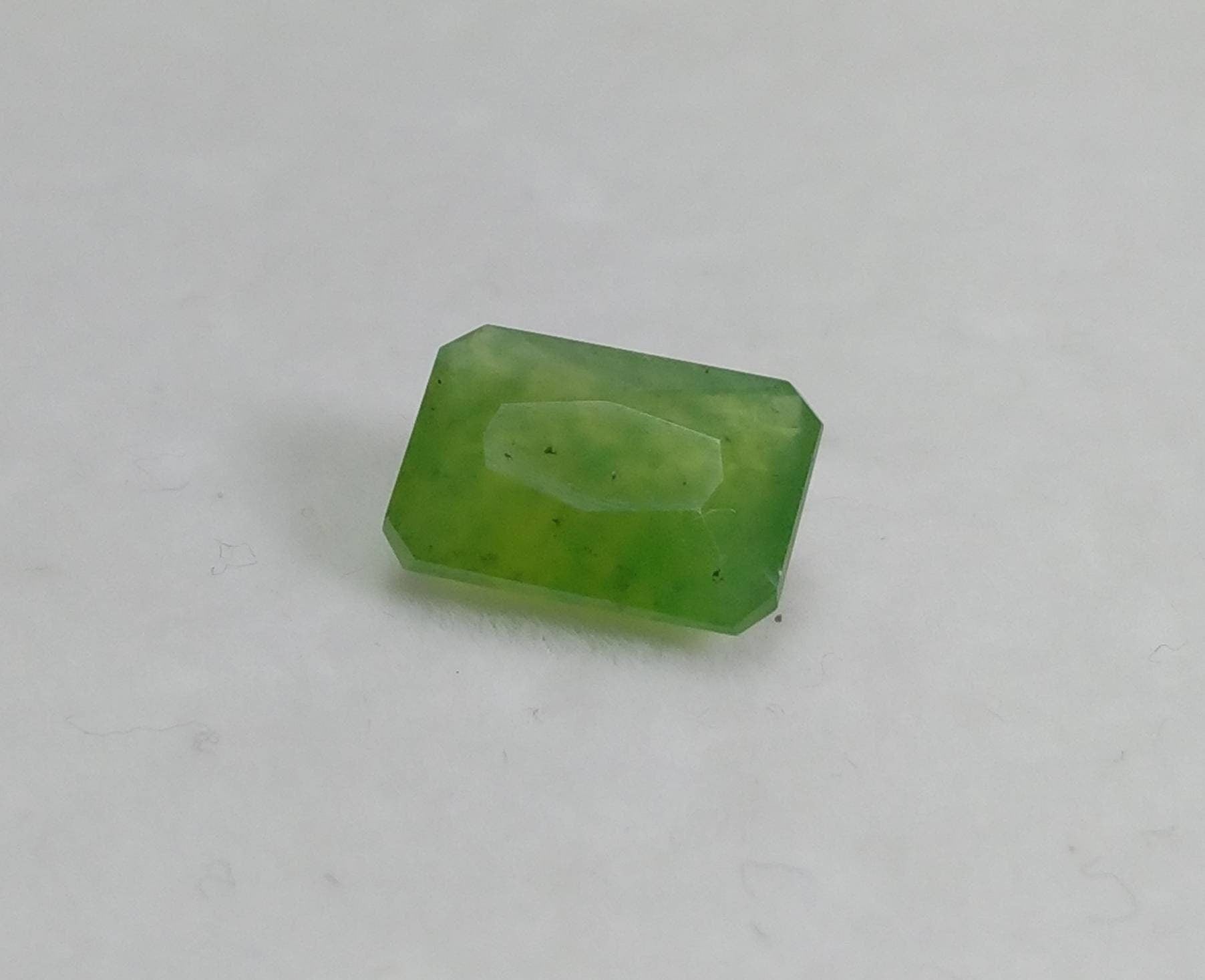 ARSAA GEMS AND MINERALSNatural fine quality beautiful 3.5 carats green radiant cut shape Faceted hydrograssular garnet gem - Premium  from ARSAA GEMS AND MINERALS - Just $11.00! Shop now at ARSAA GEMS AND MINERALS