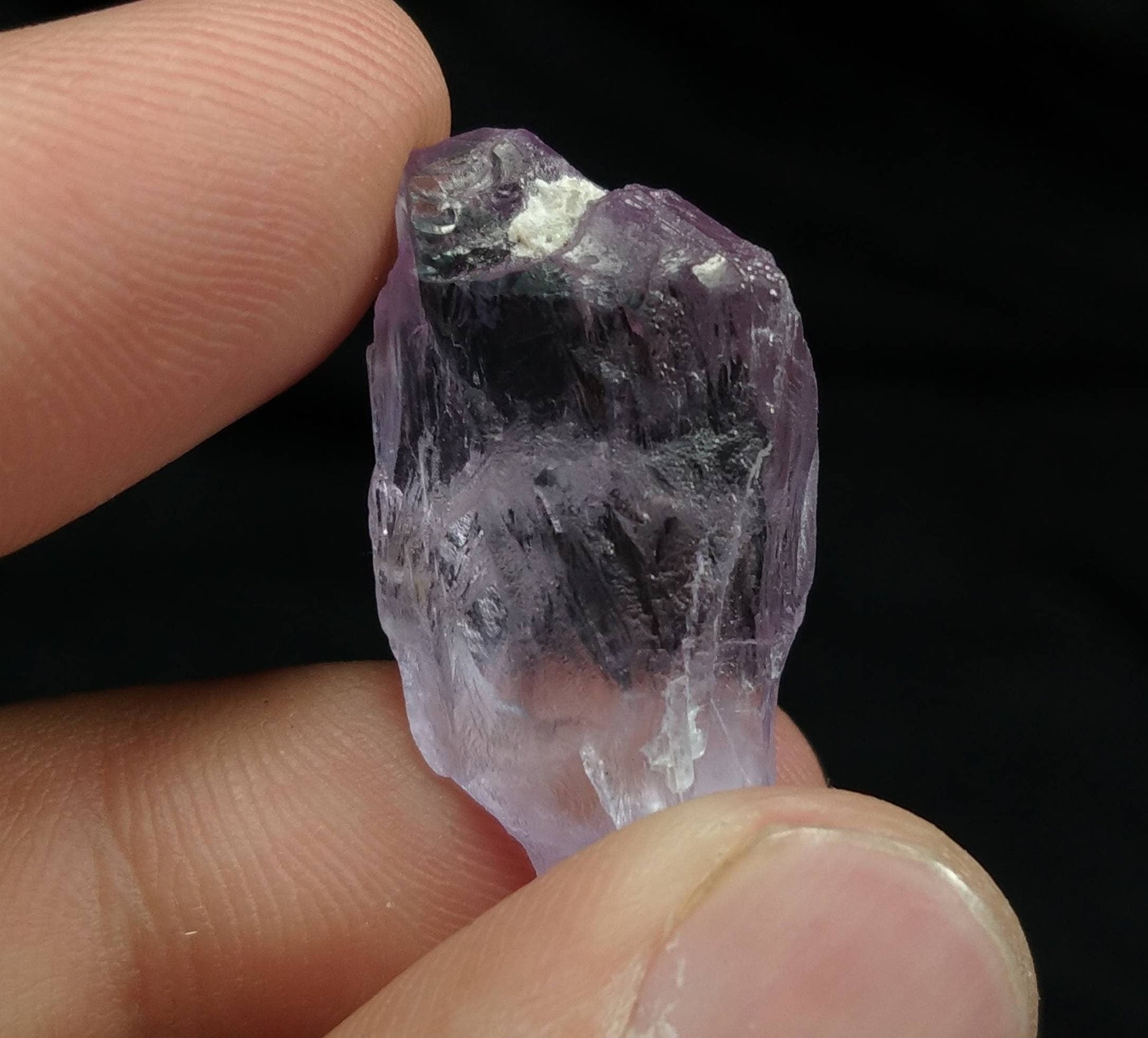 ARSAA GEMS AND MINERALSNatural fine quality beautiful 42.5 grams clear facet rough cutting grade small lot of kunzite crystals - Premium  from ARSAA GEMS AND MINERALS - Just $70.00! Shop now at ARSAA GEMS AND MINERALS
