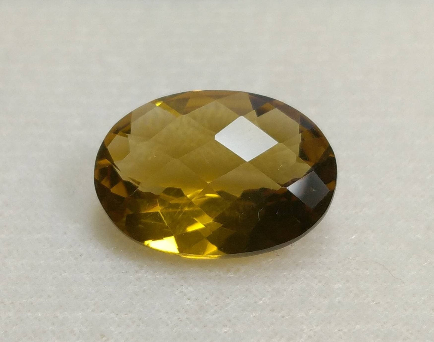 ARSAA GEMS AND MINERALSNatural top quality beautiful 10 carat checkerboard shape faceted citrine gem - Premium  from ARSAA GEMS AND MINERALS - Just $30.00! Shop now at ARSAA GEMS AND MINERALS
