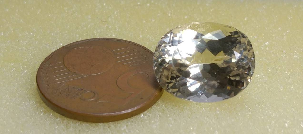 ARSAA GEMS AND MINERALSNatural top quality beautiful 16 carats VV clarity oval shape faceted kunzite gem - Premium from ARSAA GEMS AND MINERALS - Just $32.00! Shop now at ARSAA GEMS AND MINERALS