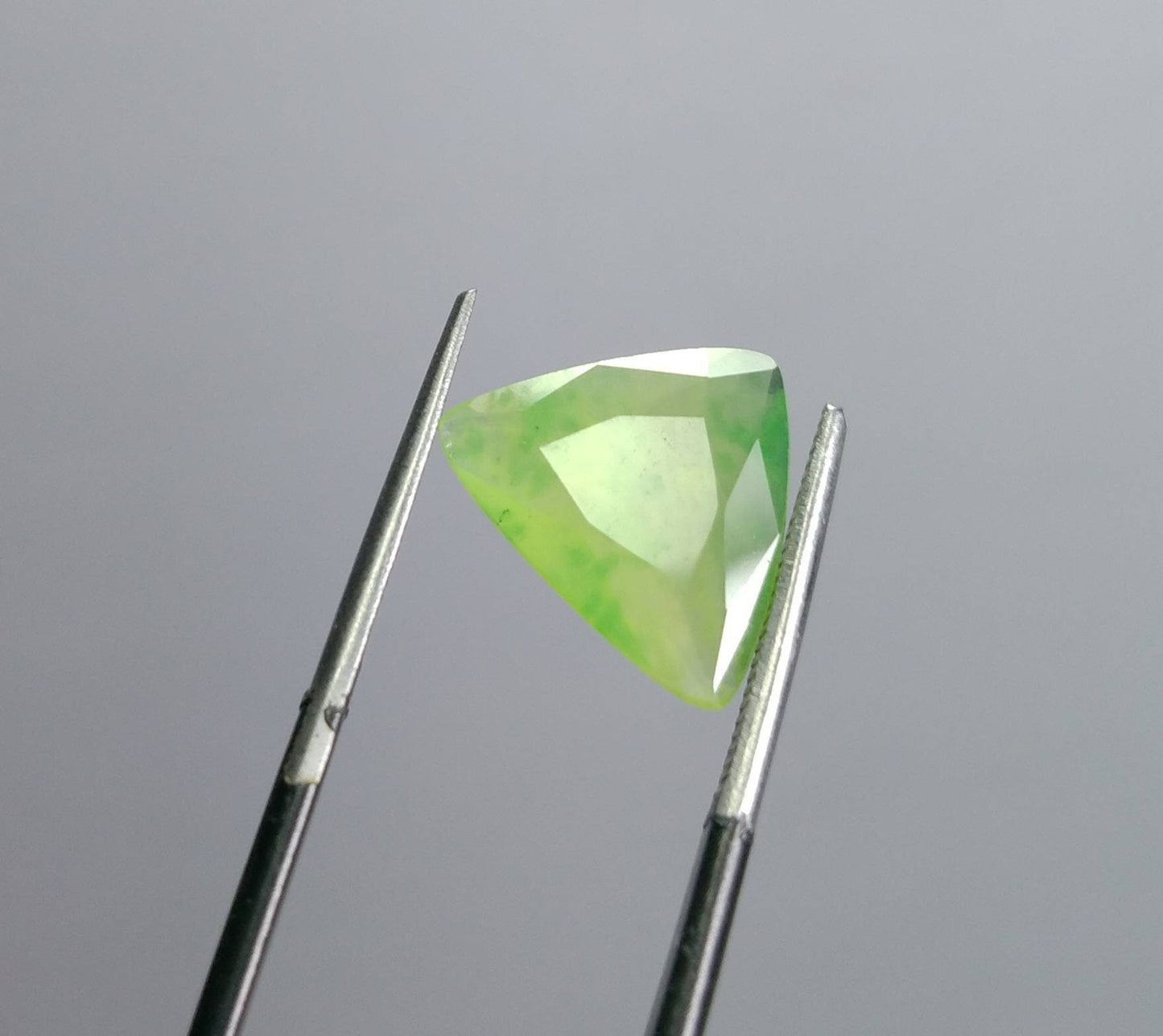 ARSAA GEMS AND MINERALSNatural top quality beautiful 3 carats trillion shape faceted hydrograssular garnet gem - Premium from ARSAA GEMS AND MINERALS - Just $9.00! Shop now at ARSAA GEMS AND MINERALS
