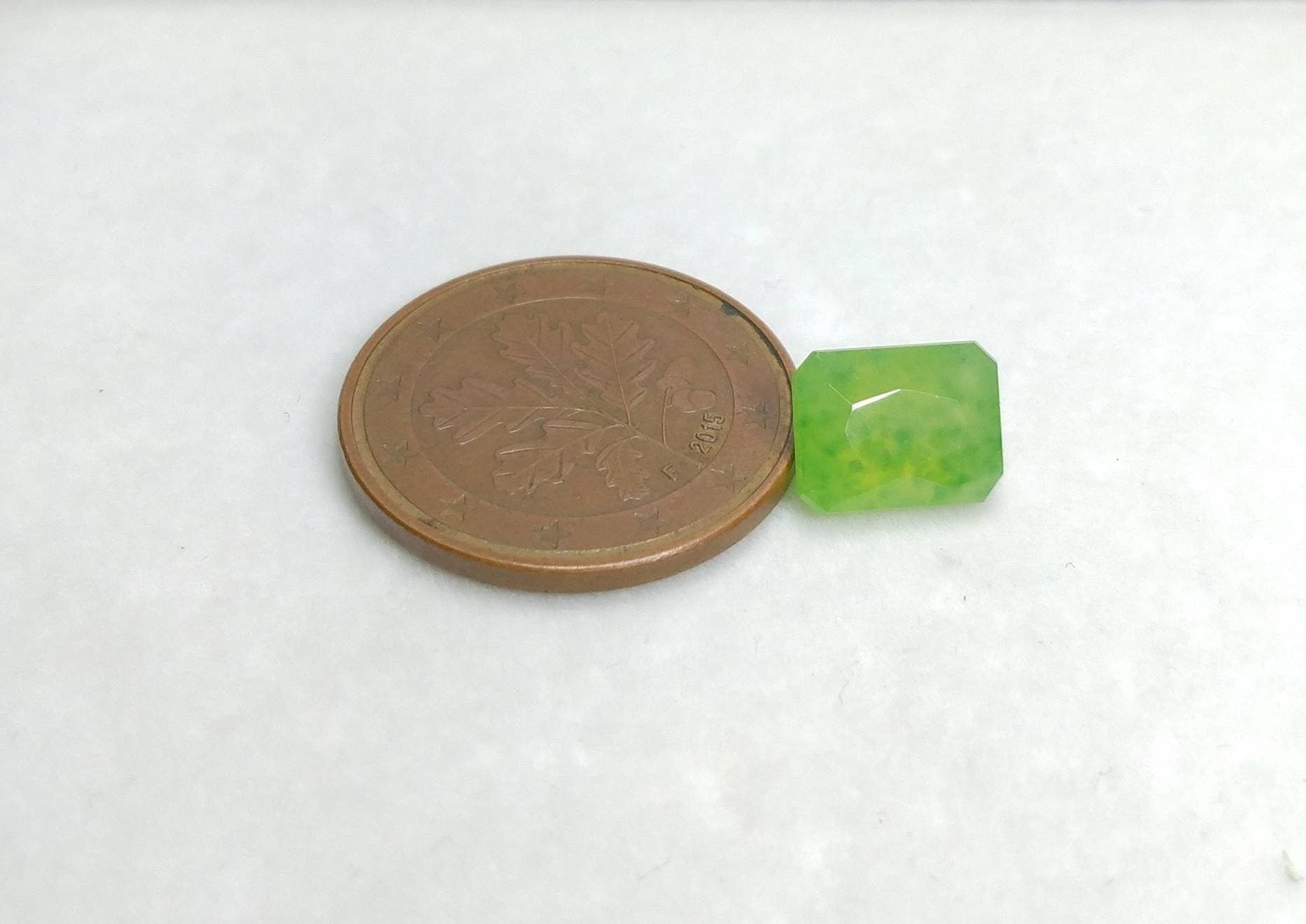 ARSAA GEMS AND MINERALSNatural top quality beautiful 3.5 carats radiant shape green faceted hydrograssular garnet gem - Premium  from ARSAA GEMS AND MINERALS - Just $10.00! Shop now at ARSAA GEMS AND MINERALS