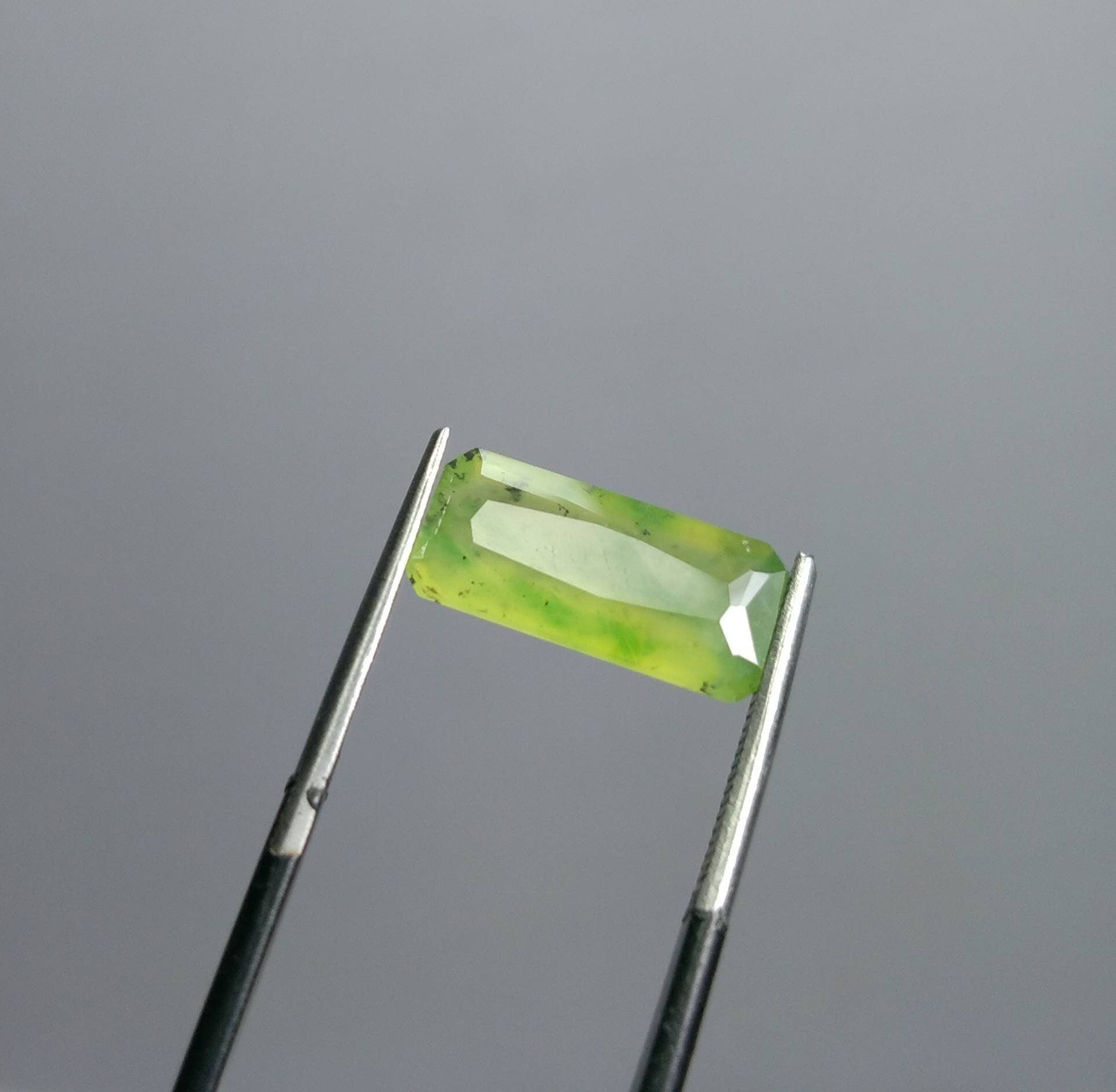 ARSAA GEMS AND MINERALSNatural top quality beautiful 4 carats radiant shape green faceted hydrograssular garnet gem - Premium  from ARSAA GEMS AND MINERALS - Just $12.00! Shop now at ARSAA GEMS AND MINERALS