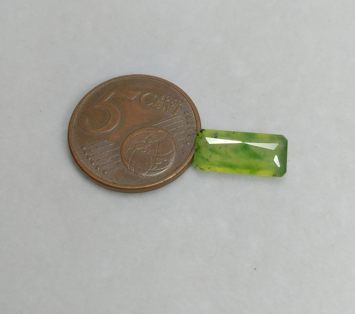 ARSAA GEMS AND MINERALSNatural top quality beautiful 4 carats radiant shape green faceted hydrograssular garnet gem - Premium  from ARSAA GEMS AND MINERALS - Just $12.00! Shop now at ARSAA GEMS AND MINERALS